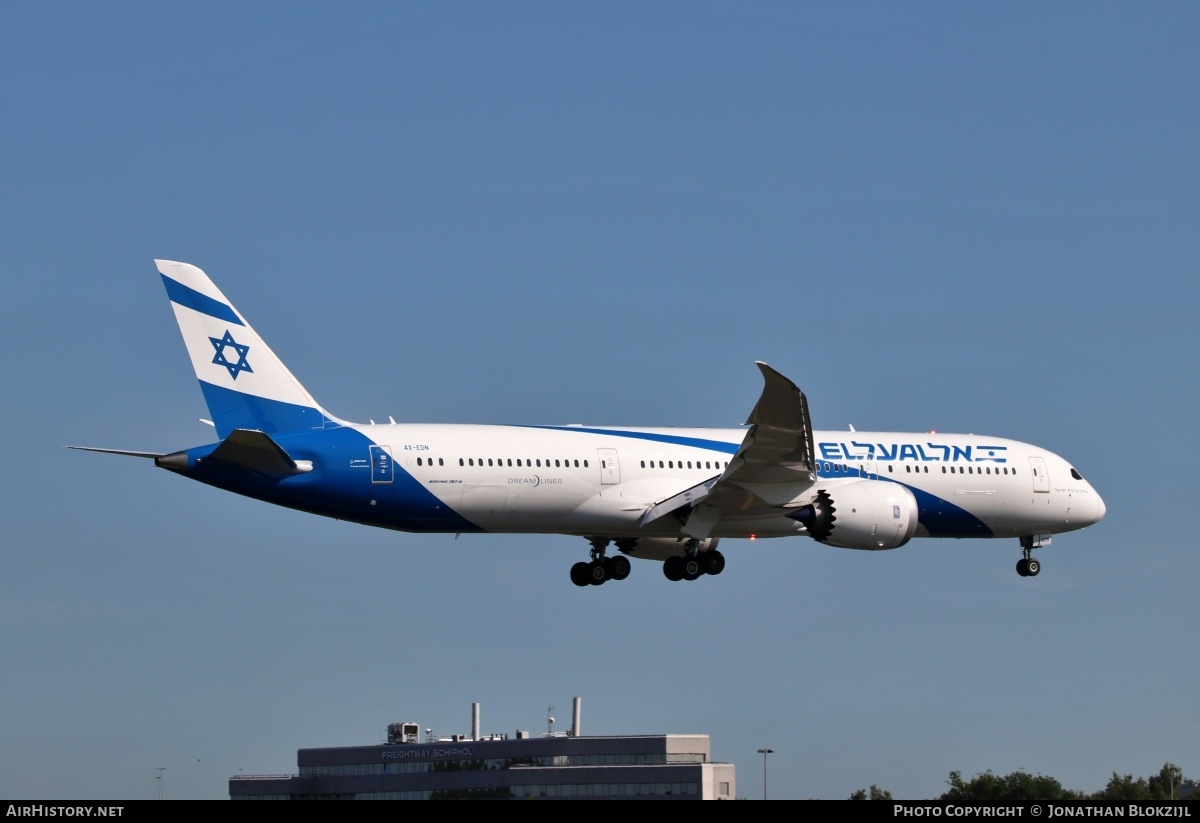 Aircraft Photo of 4X-EDN | Boeing 787-9 Dreamliner | El Al Israel Airlines | AirHistory.net #822281
