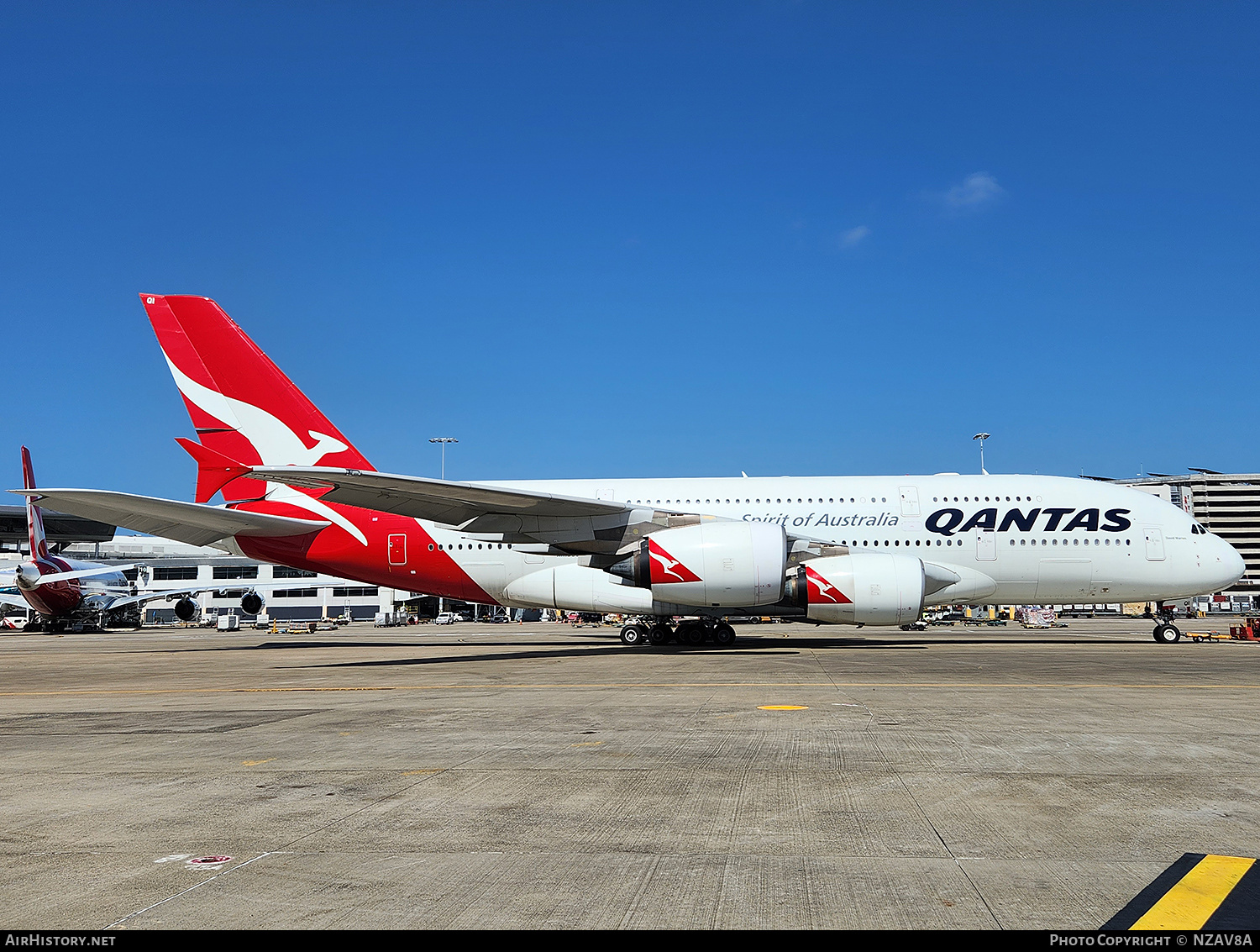 Aircraft Photo of VH-OQI | Airbus A380-842 | Qantas | AirHistory.net #822317