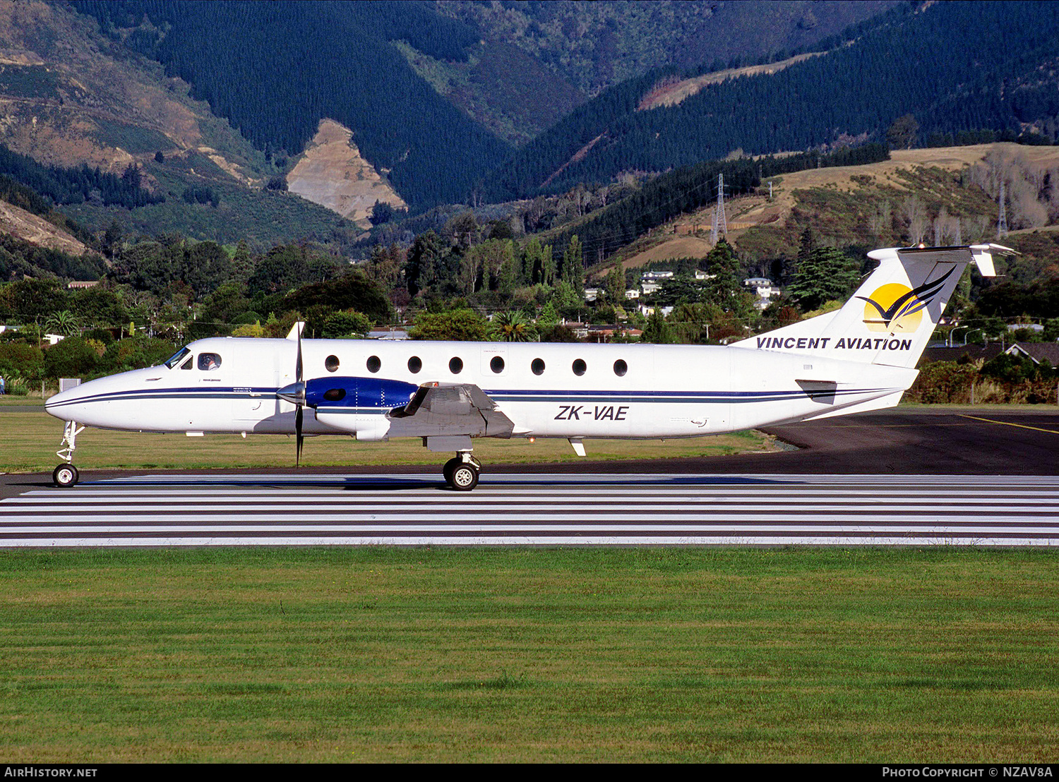 Aircraft Photo of ZK-VAE | Beech 1900C | Vincent Aviation | AirHistory.net #822324