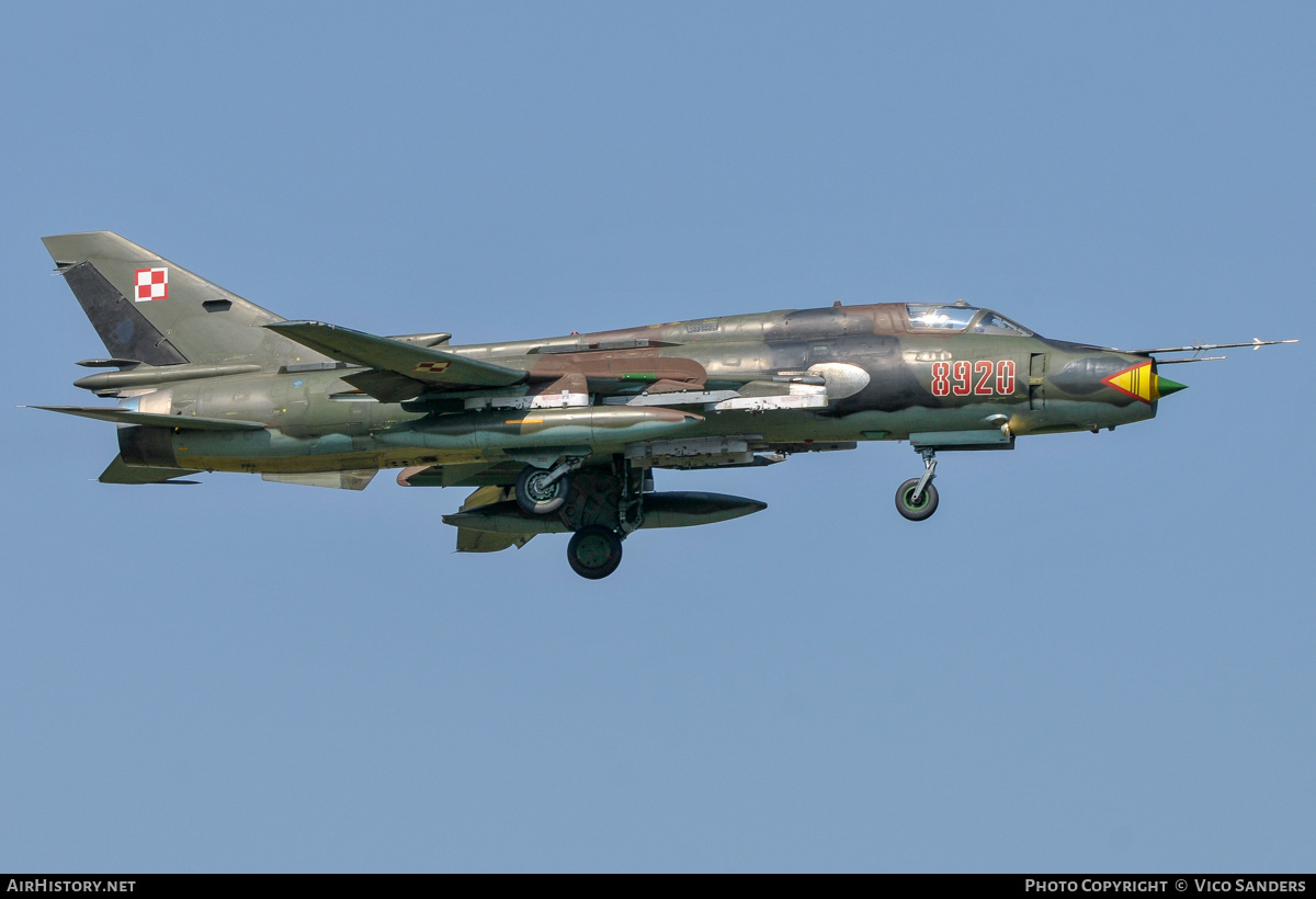 Aircraft Photo of 8920 | Sukhoi Su-22M4 | Poland - Air Force | AirHistory.net #822335
