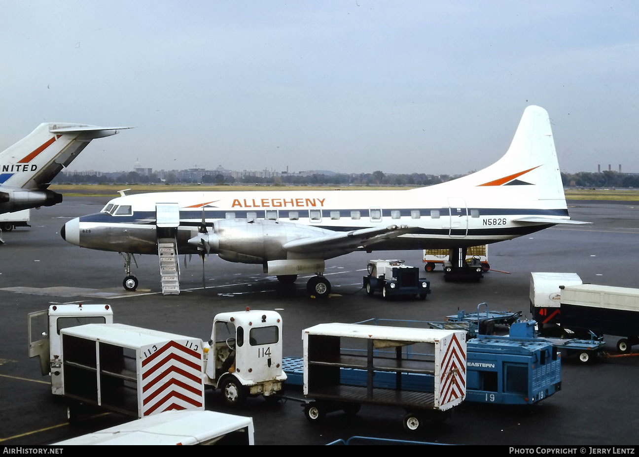 Aircraft Photo of N5826 | Convair 580 | Allegheny Airlines | AirHistory.net #822345