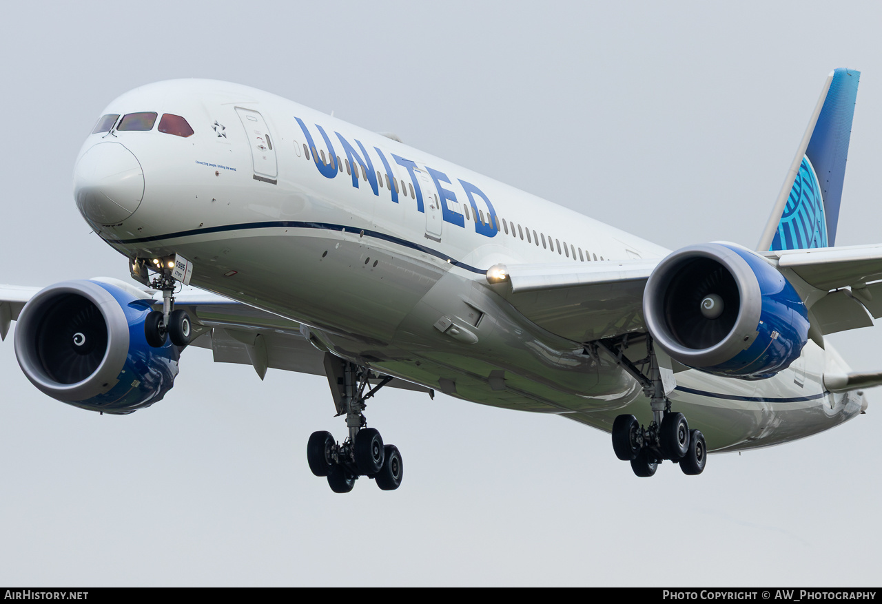 Aircraft Photo of N29985 | Boeing 787-9 Dreamliner | United Airlines | AirHistory.net #822352