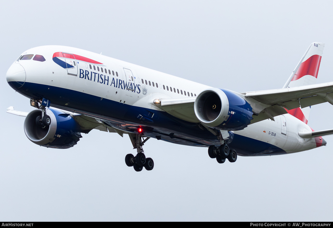 Aircraft Photo of G-ZBJB | Boeing 787-8 Dreamliner | British Airways | AirHistory.net #822364