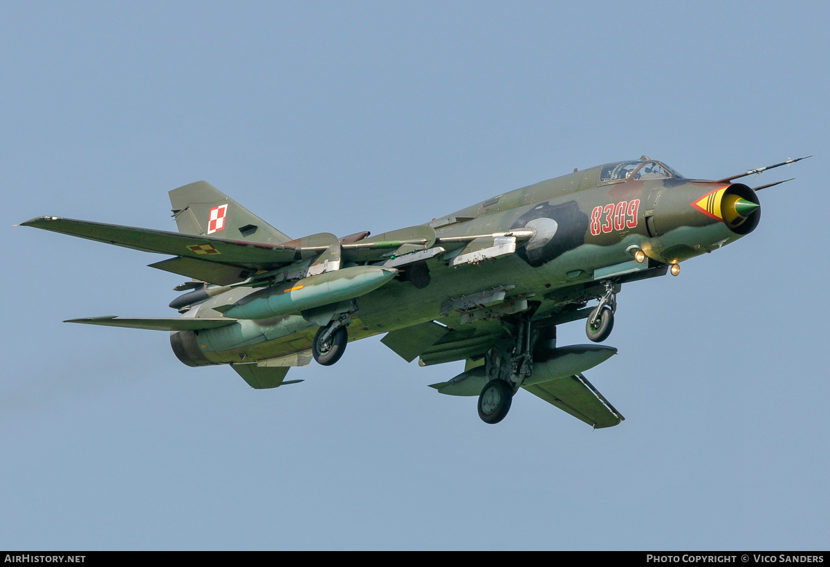 Aircraft Photo of 8309 | Sukhoi Su-22M4 | Poland - Air Force | AirHistory.net #822371