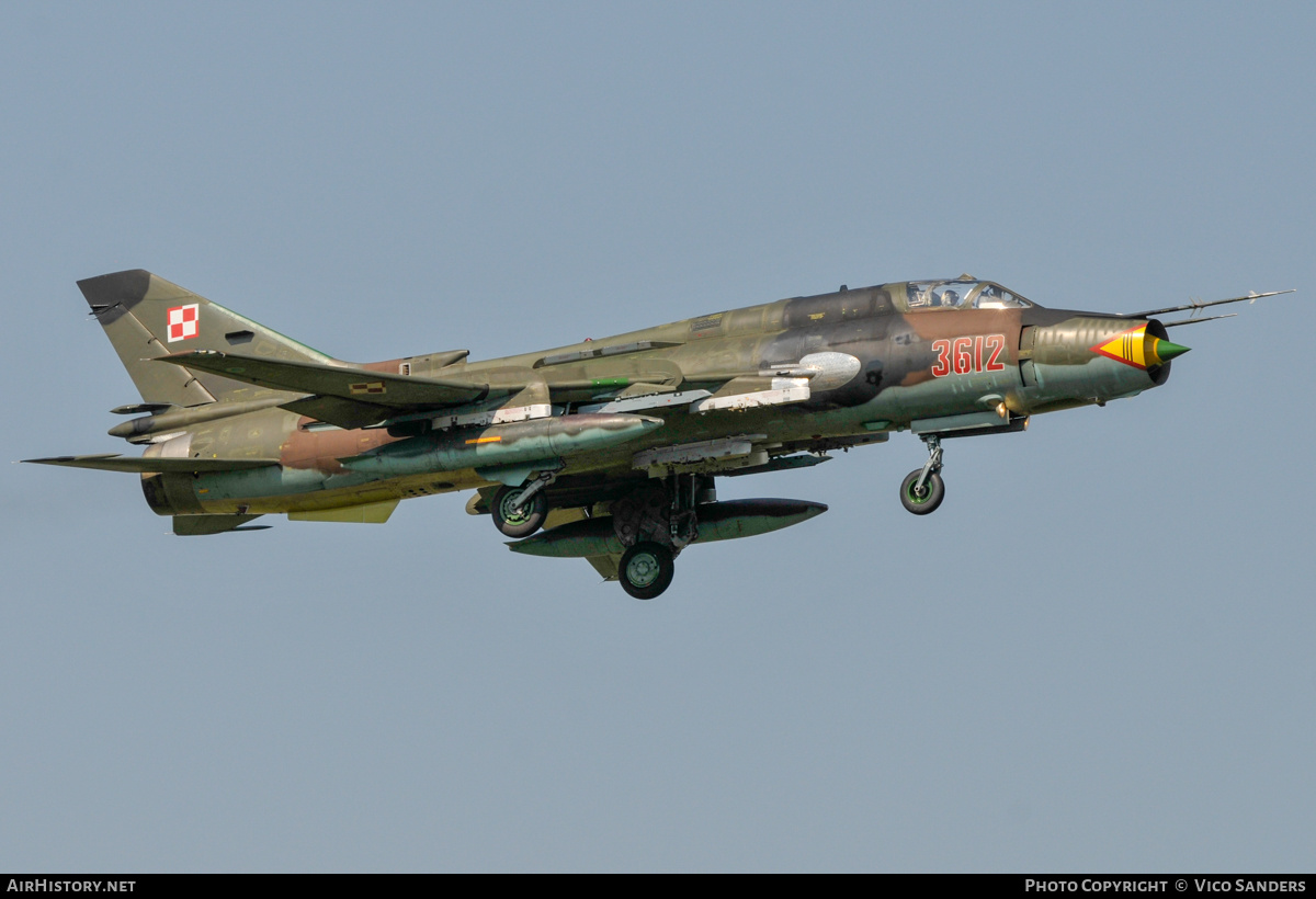 Aircraft Photo of 3612 | Sukhoi Su-22M4 | Poland - Air Force | AirHistory.net #822382