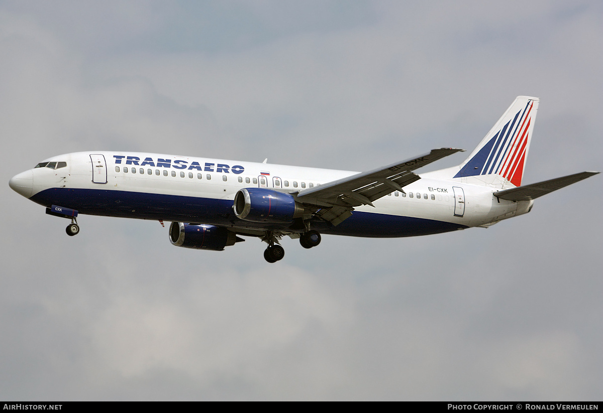 Aircraft Photo of EI-CXK | Boeing 737-4S3 | Transaero Airlines | AirHistory.net #822421