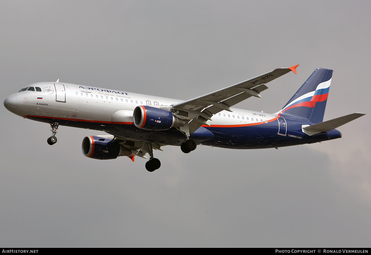Aircraft Photo of VP-BZS | Airbus A320-214 | Aeroflot - Russian Airlines | AirHistory.net #822426