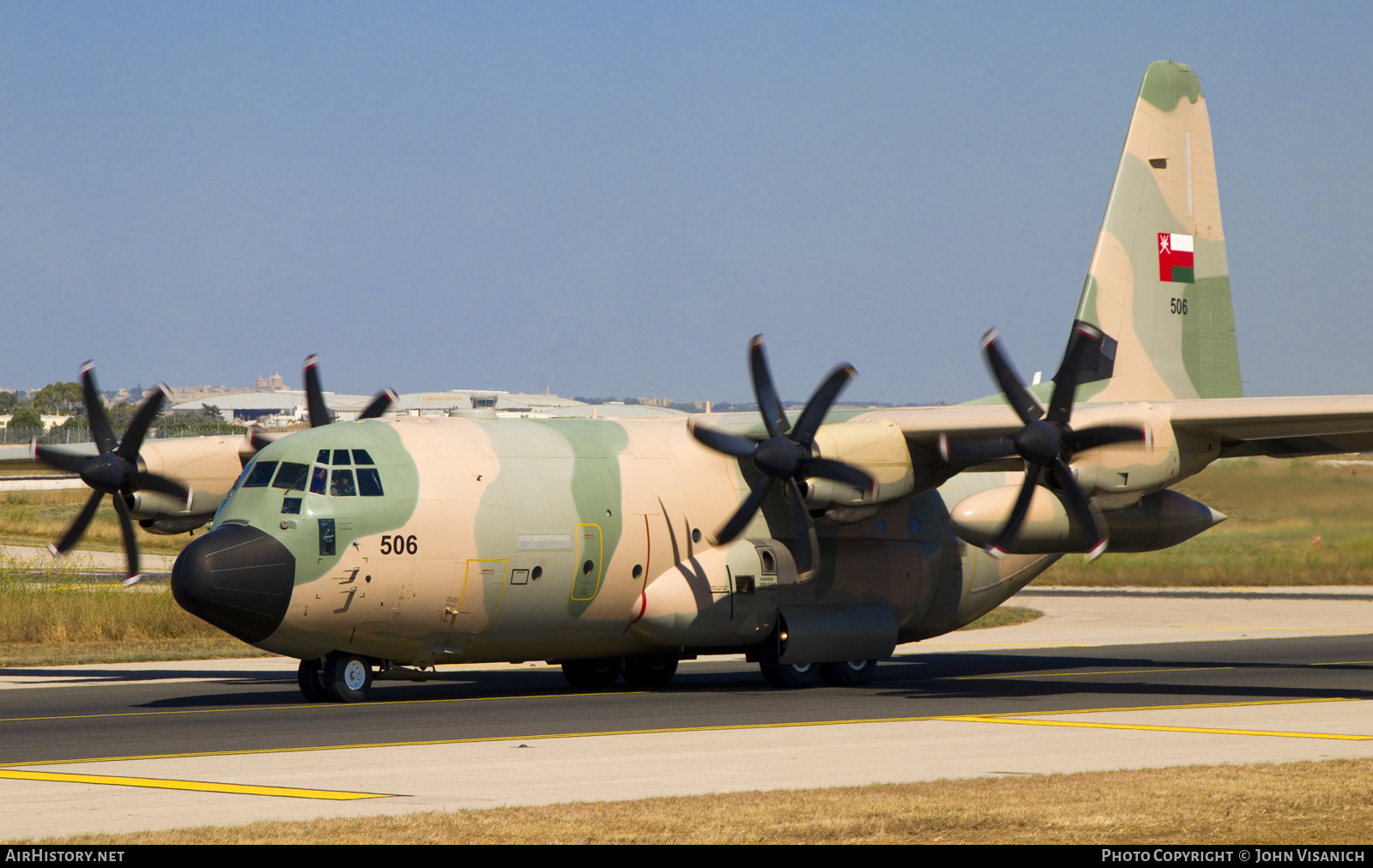 Aircraft Photo of 506 | Lockheed Martin C-130J Hercules | Oman - Air Force | AirHistory.net #822427