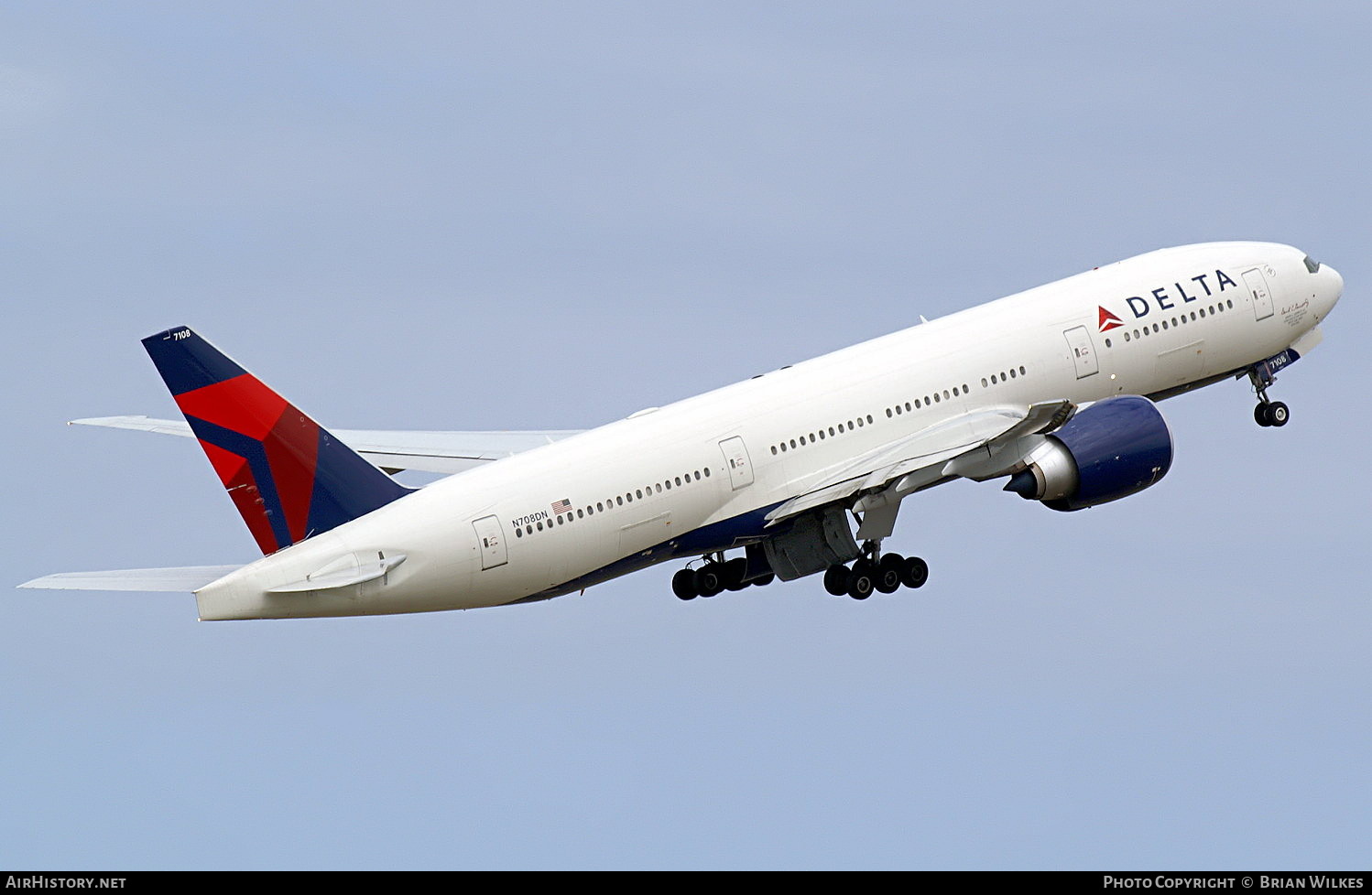 Aircraft Photo of N708DN | Boeing 777-232/LR | Delta Air Lines | AirHistory.net #822429