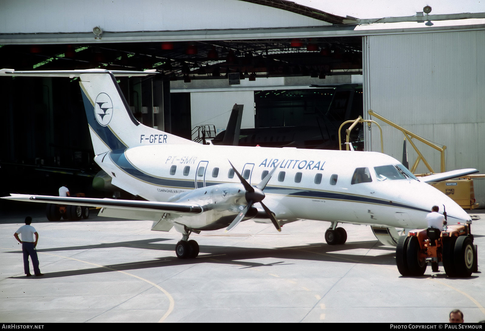 Aircraft Photo of F-GFER / PT-SMR | Embraer EMB-120RT Brasilia | Air Littoral | AirHistory.net #822430