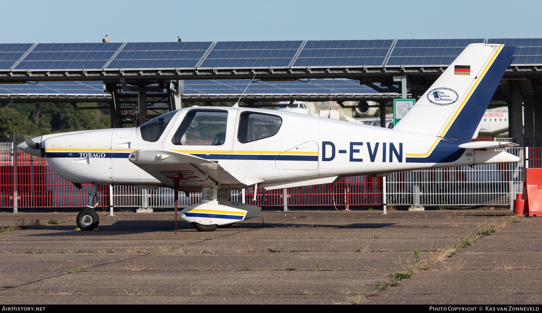 Aircraft Photo of D-EVIN | Socata TB-10 Tobago | Flug Service Bautzen | AirHistory.net #822443