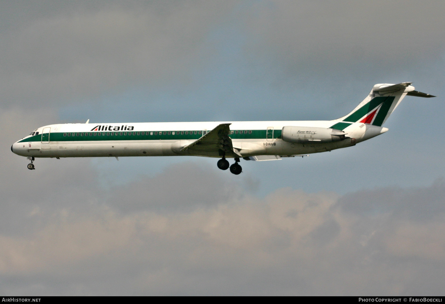 Aircraft Photo of I-DAWB | McDonnell Douglas MD-82 (DC-9-82) | Alitalia | AirHistory.net #822458