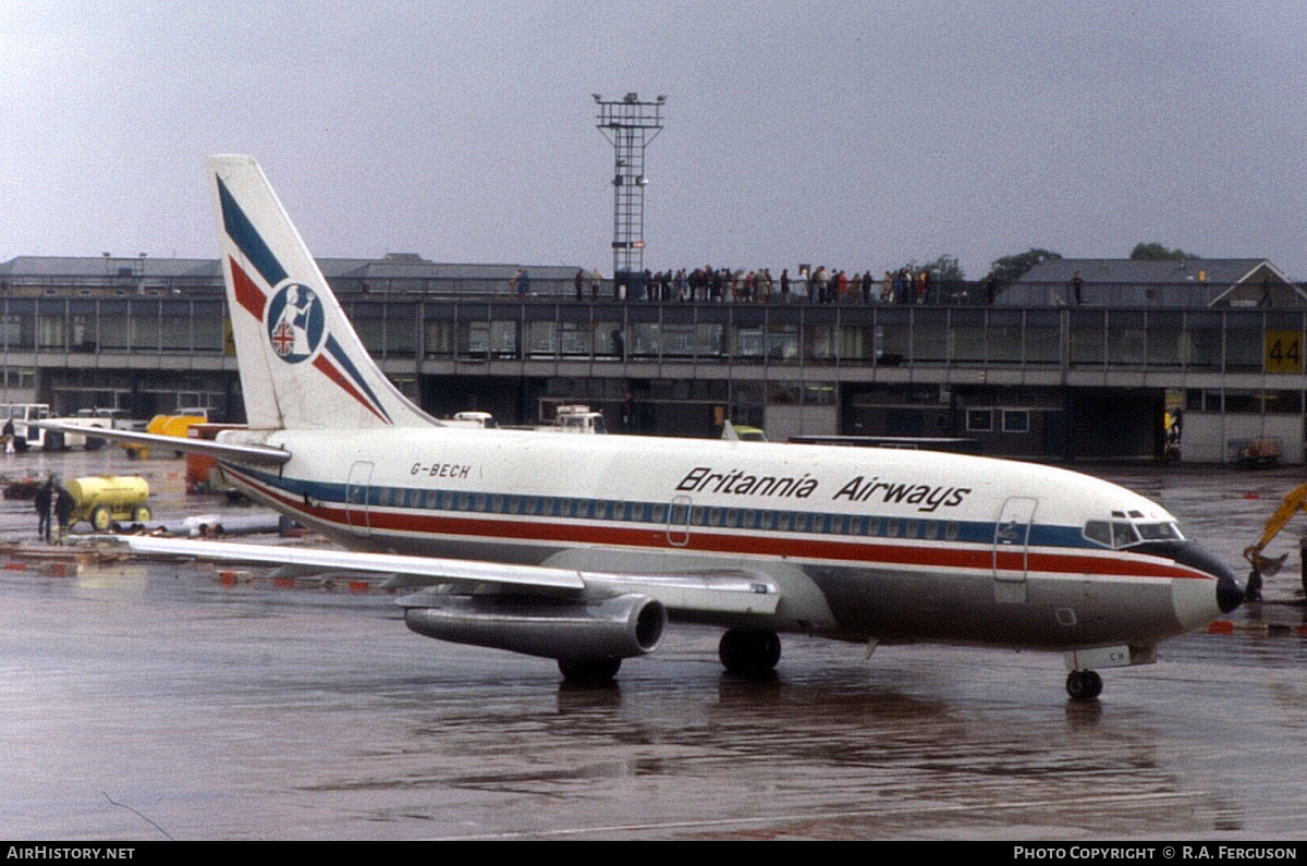 Aircraft Photo of G-BECH | Boeing 737-204/Adv | Britannia Airways | AirHistory.net #822465