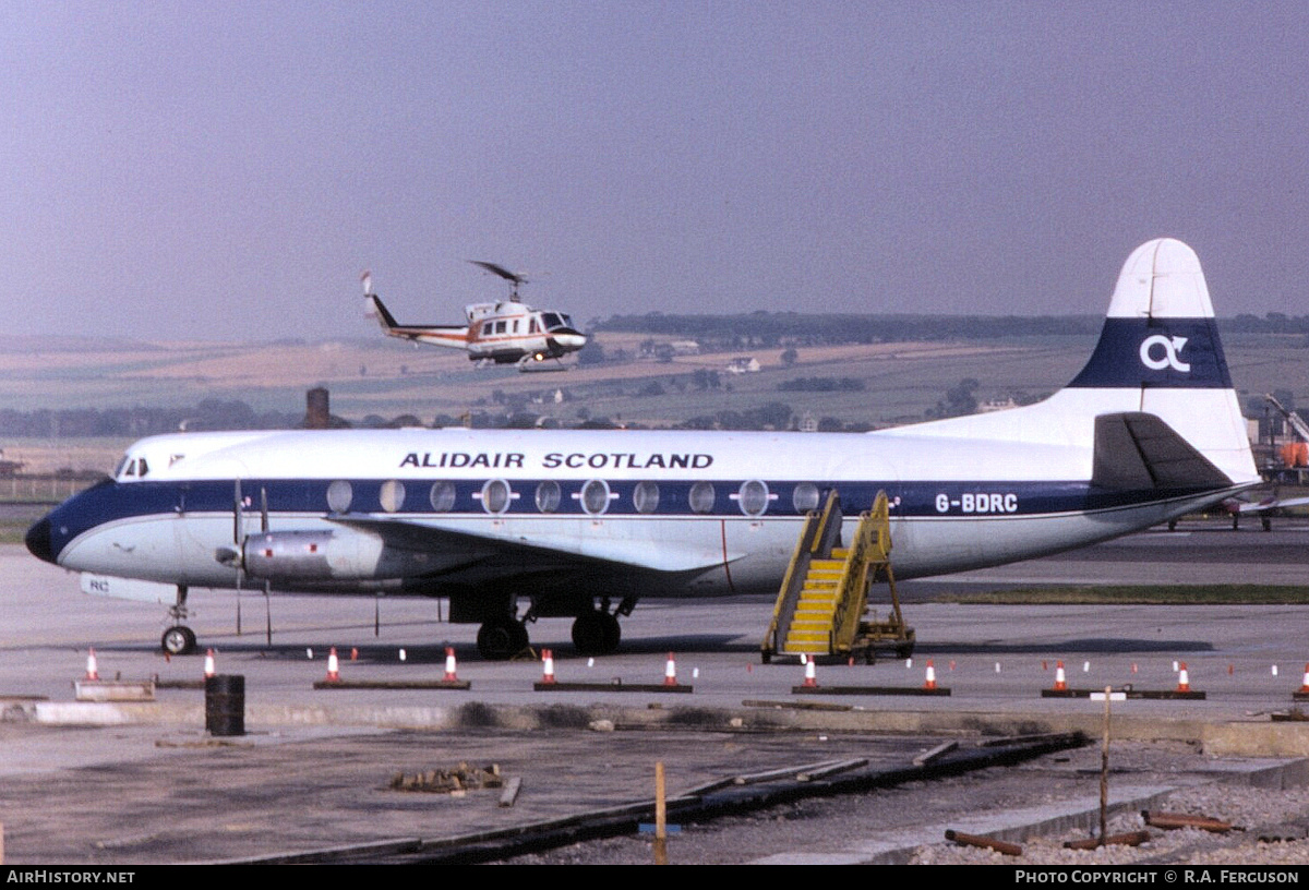 Aircraft Photo of G-BDRC | Vickers 724 Viscount | Alidair Scotland | AirHistory.net #822481