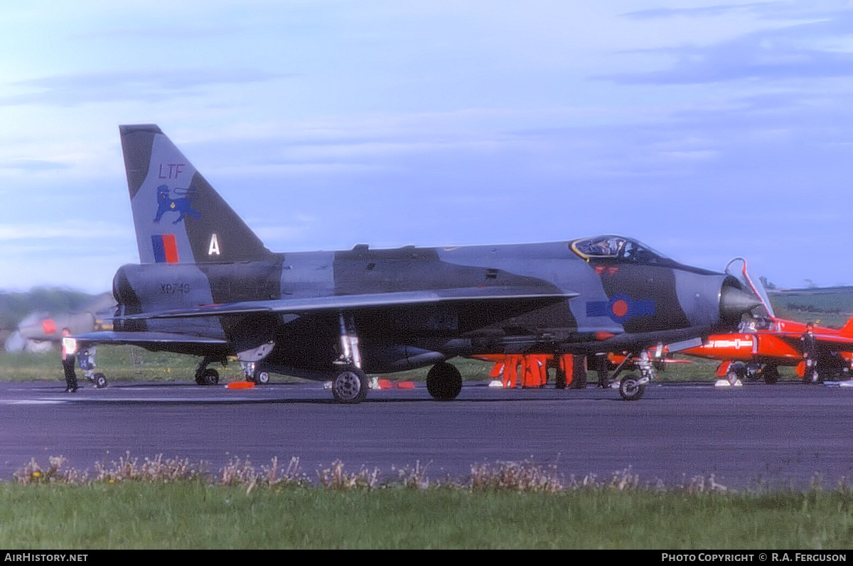 Aircraft Photo of XP749 | English Electric Lightning F3 | UK - Air Force | AirHistory.net #822488