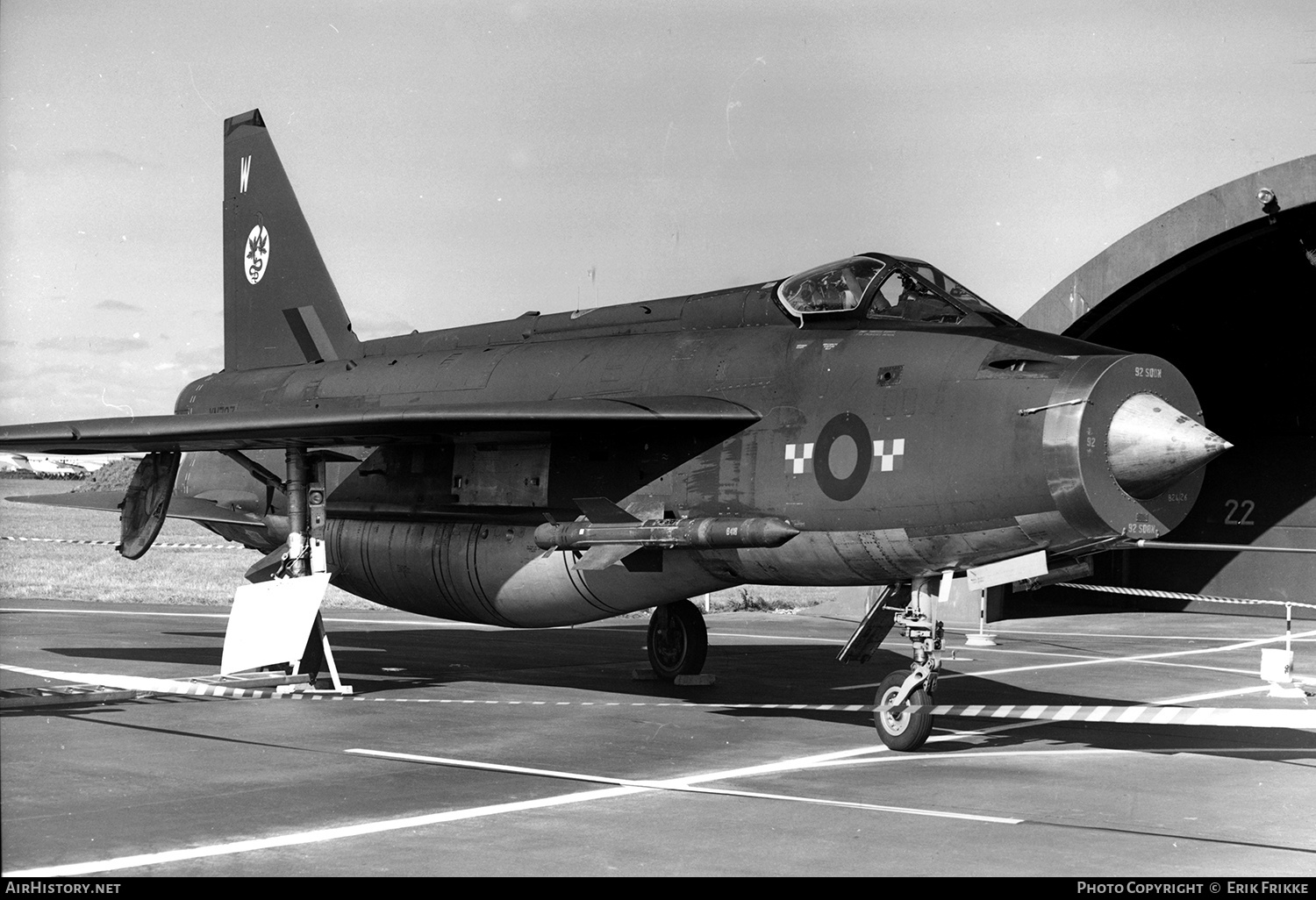 Aircraft Photo of XN727 | English Electric Lightning F2A | AirHistory.net #822502