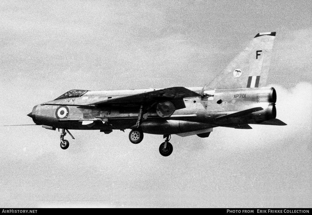 Aircraft Photo of XP701 | English Electric Lightning F3 | UK - Air Force | AirHistory.net #822521