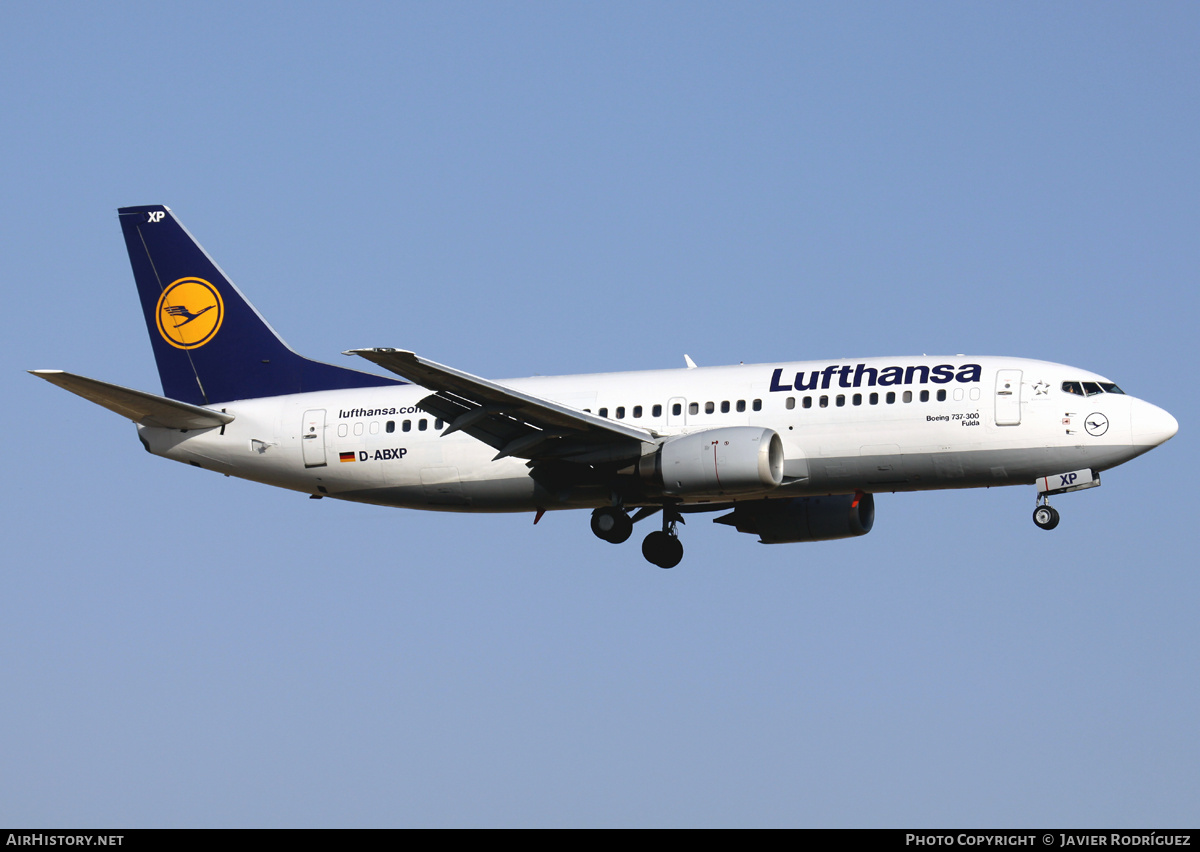 Aircraft Photo of D-ABXP | Boeing 737-330 | Lufthansa | AirHistory.net #822530