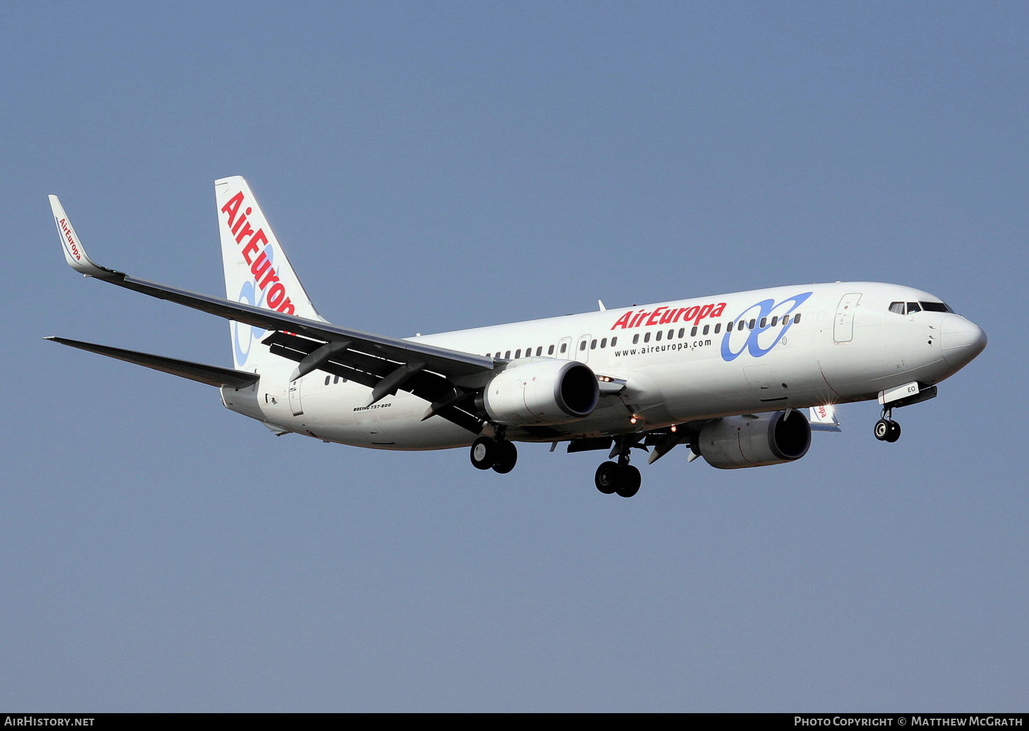 Aircraft Photo of EC-KEO | Boeing 737-85P | Air Europa | AirHistory.net #822543