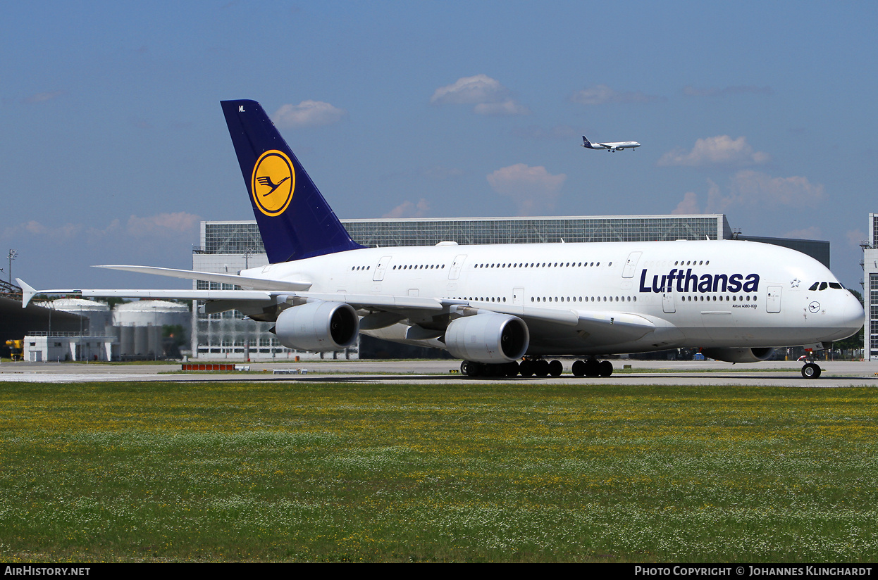 Aircraft Photo of D-AIML | Airbus A380-841 | Lufthansa | AirHistory.net #822545