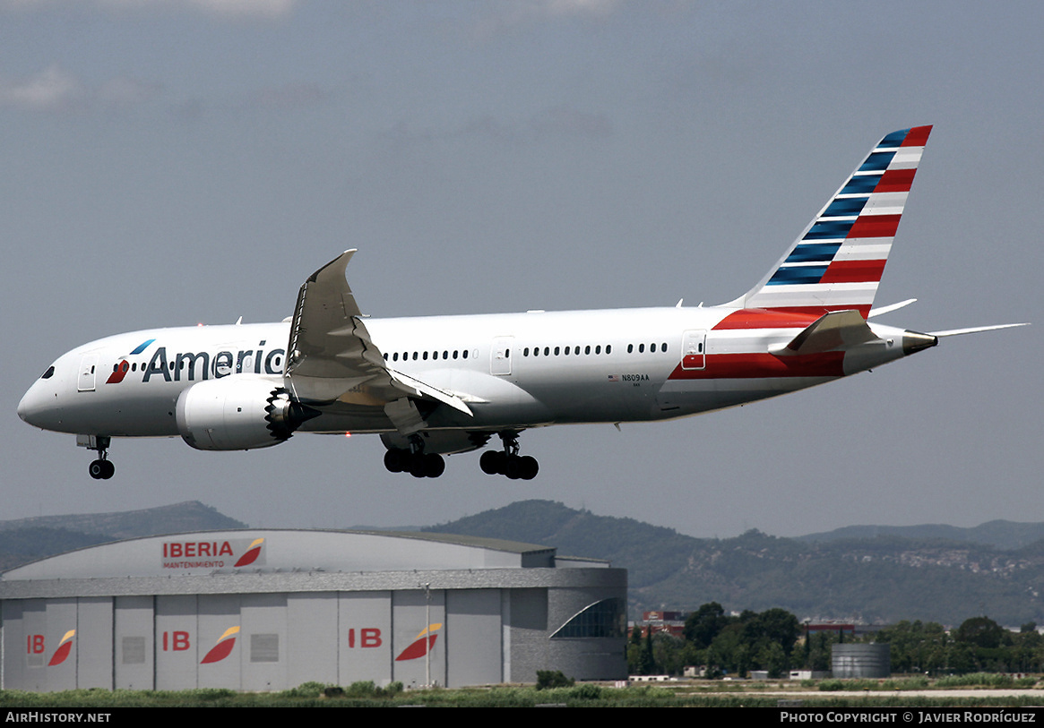 Aircraft Photo of N809AA | Boeing 787-8 Dreamliner | American Airlines | AirHistory.net #822564