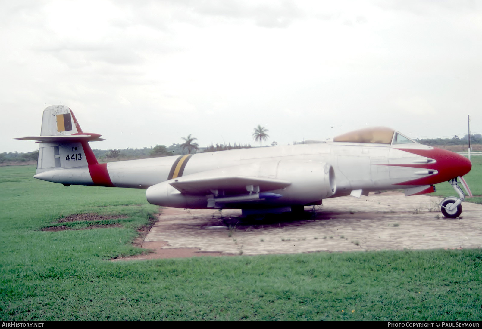 Aircraft Photo of 4413 | Gloster Meteor F8 | Brazil - Air Force | AirHistory.net #822577