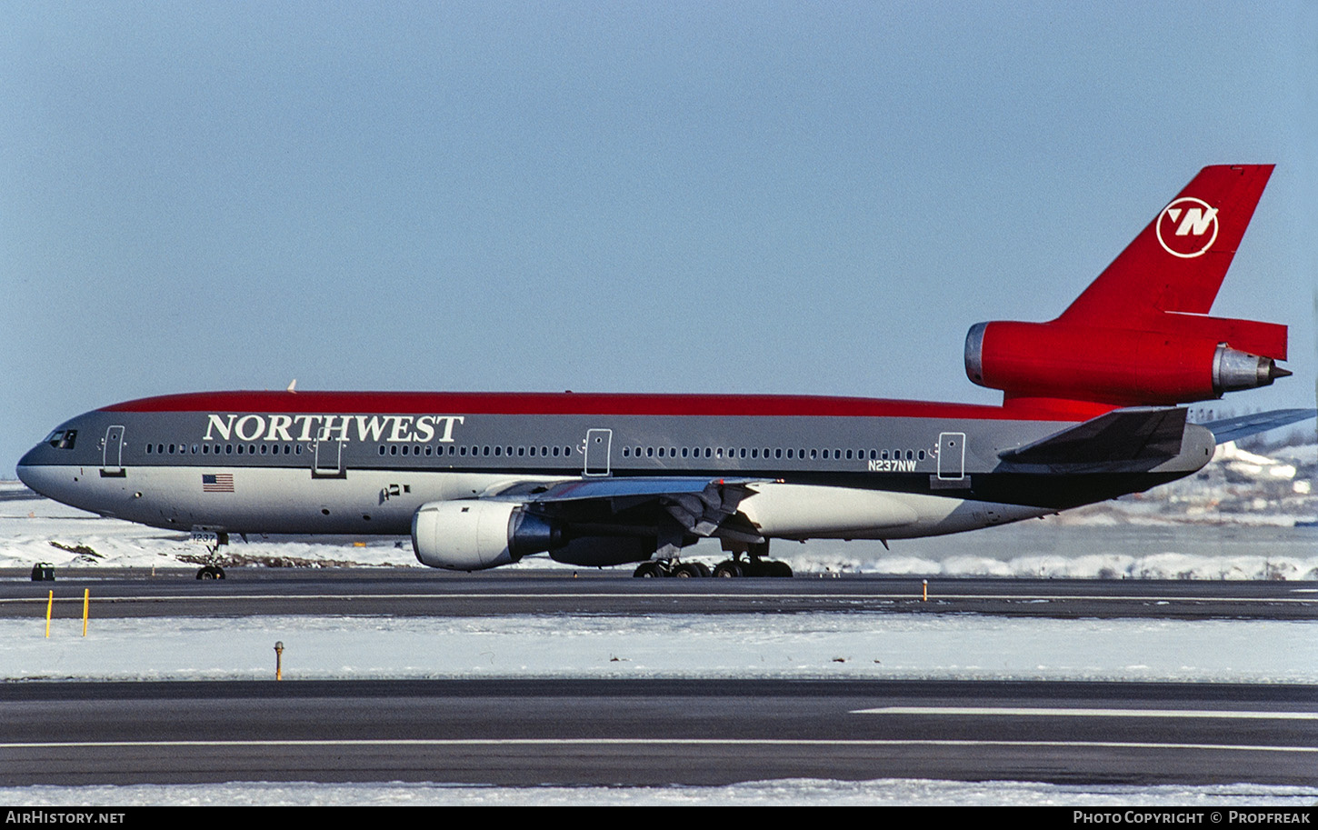Aircraft Photo of N237NW | McDonnell Douglas DC-10-30 | Northwest Airlines | AirHistory.net #822592