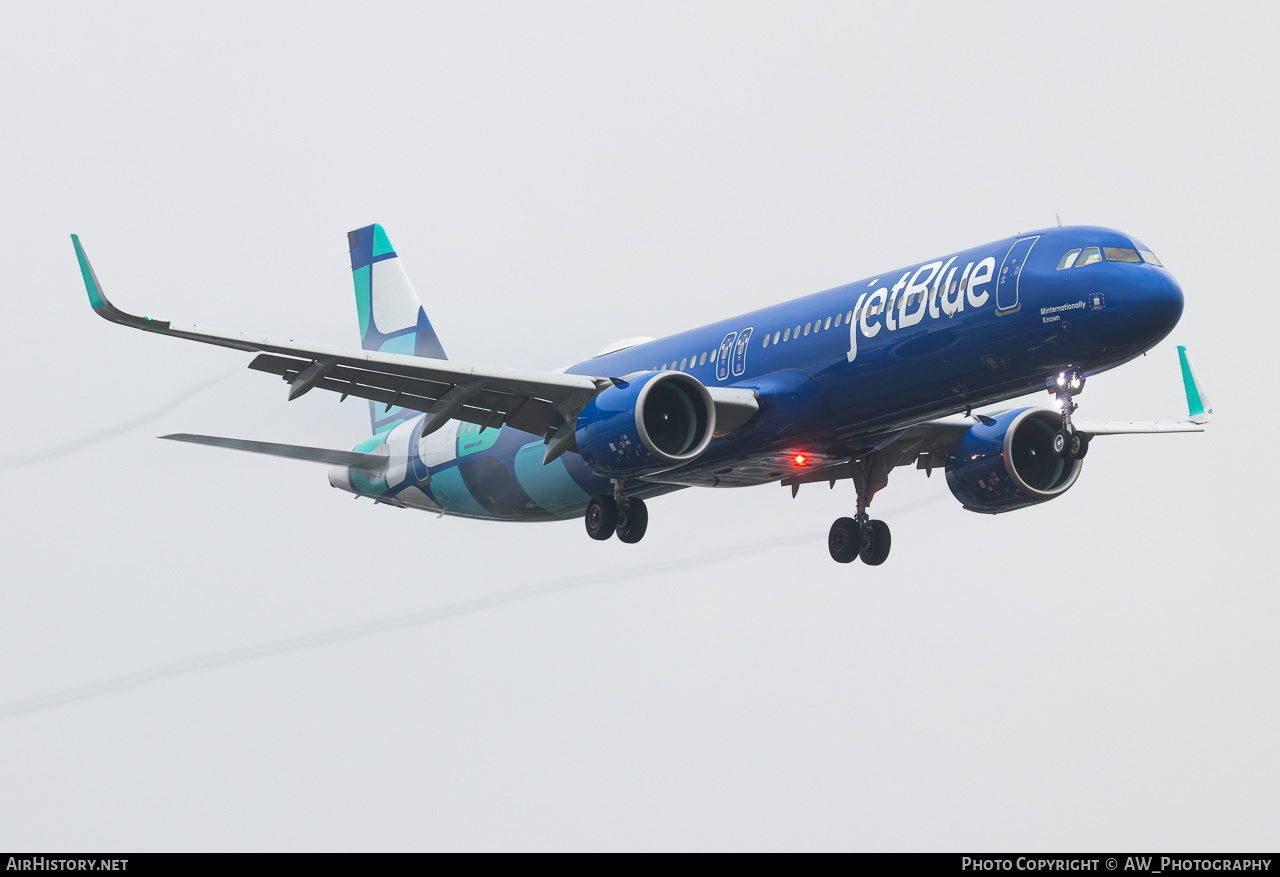 Aircraft Photo of N4083J | Airbus A321-271NX | JetBlue Airways | AirHistory.net #822604