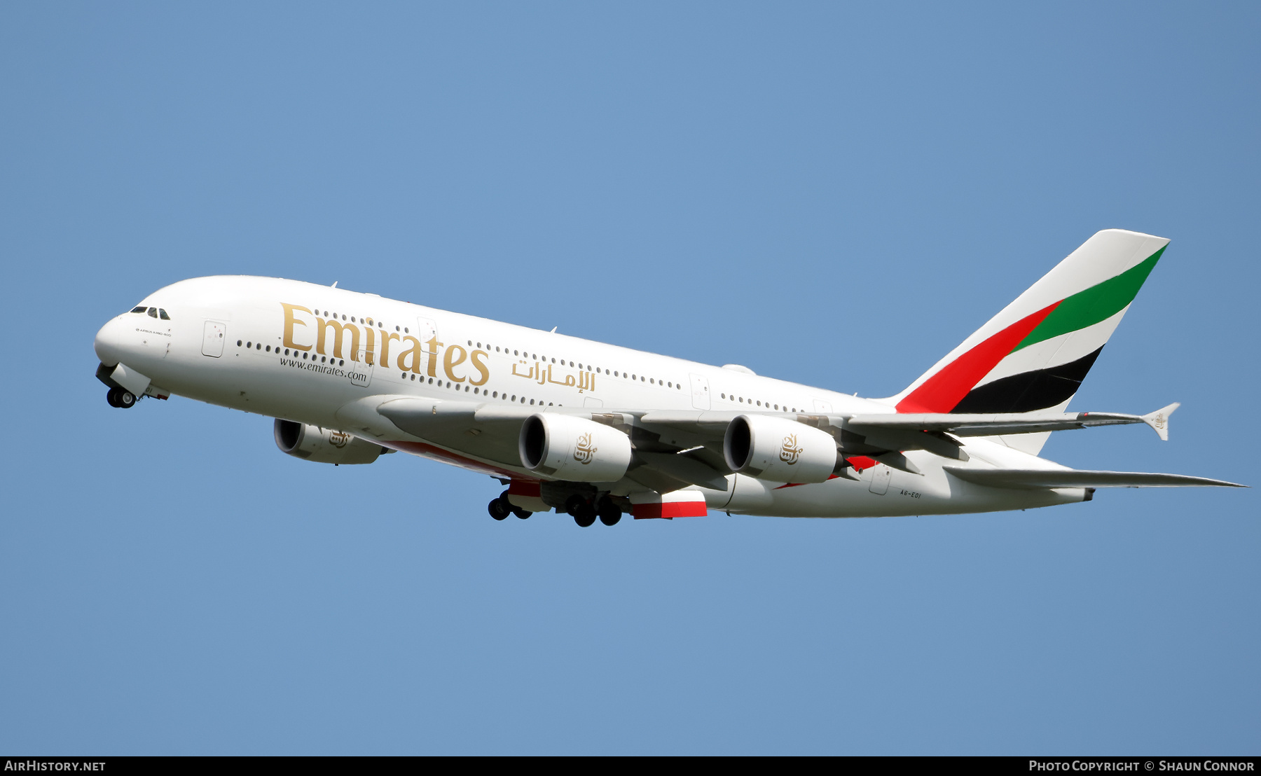 Aircraft Photo of A6-EOI | Airbus A380-861 | Emirates | AirHistory.net #822605