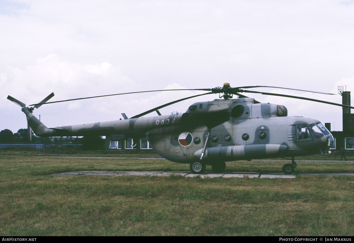 Aircraft Photo of 0834 | Mil Mi-17 | Czechoslovakia - Air Force | AirHistory.net #822625
