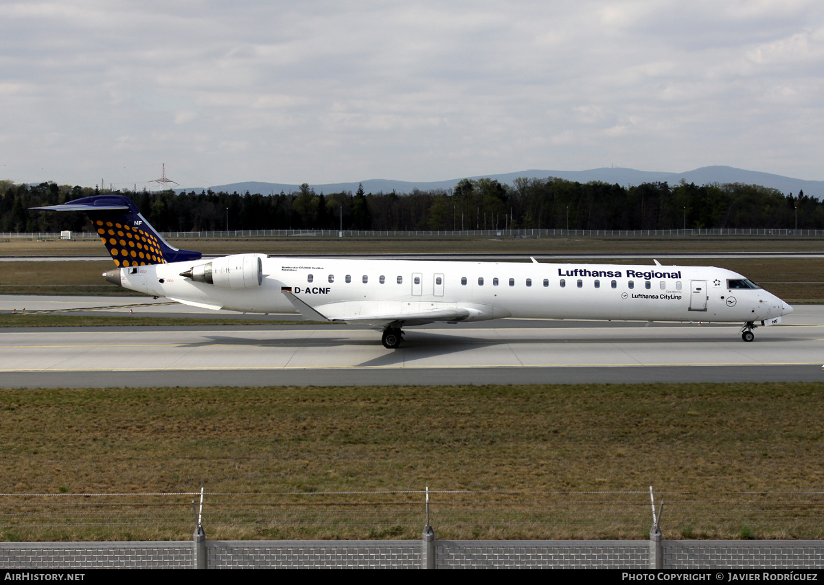 Aircraft Photo of D-ACNF | Bombardier CRJ-900LR (CL-600-2D24) | Lufthansa Regional | AirHistory.net #822652