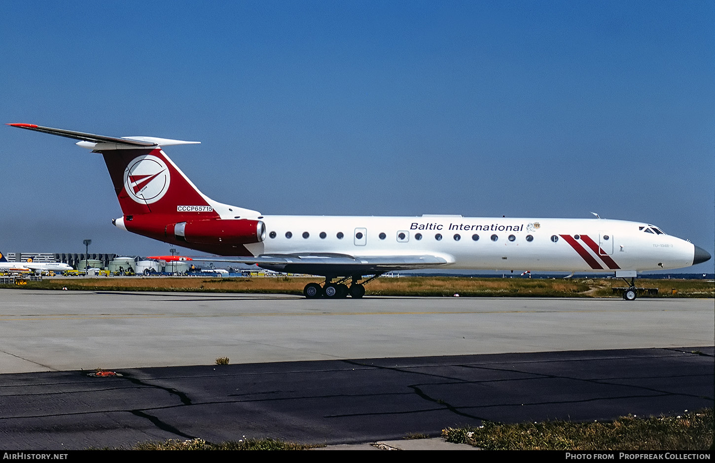 Aircraft Photo of CCCP-65715 | Tupolev Tu-134B-3 | Baltic International | AirHistory.net #822657