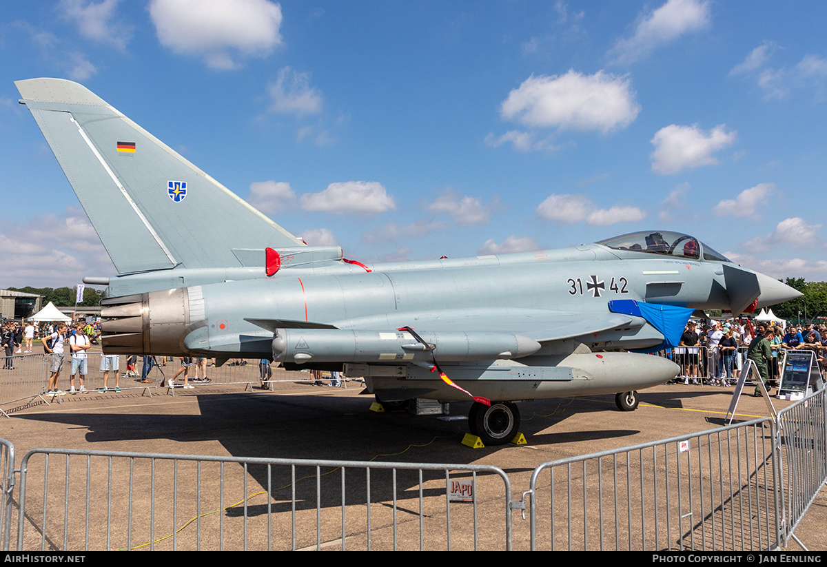 Aircraft Photo of 3142 | Eurofighter EF-2000 Typhoon S | Germany - Air Force | AirHistory.net #822661