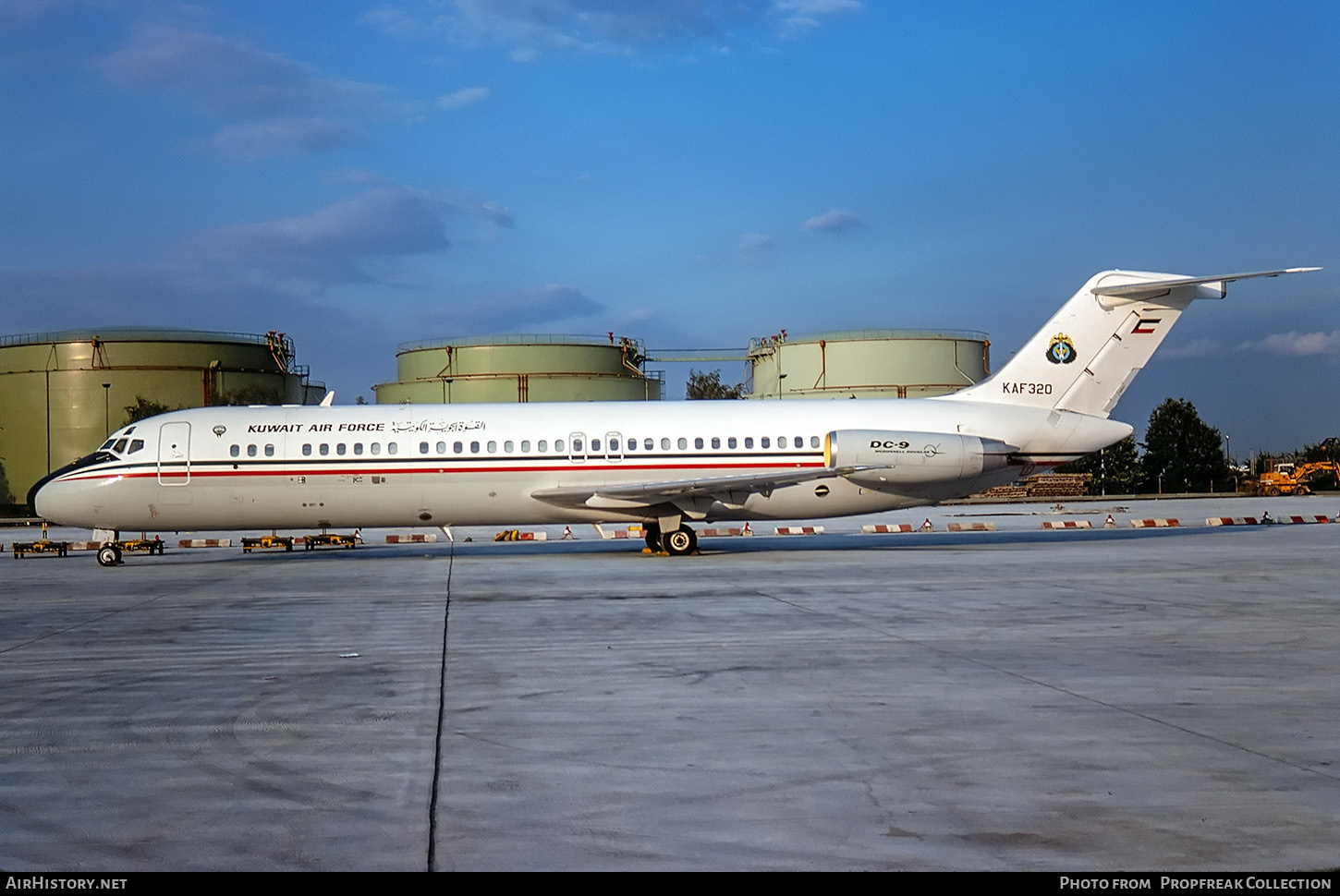Aircraft Photo of KAF320 | McDonnell Douglas DC-9-32CF | Kuwait - Air Force | AirHistory.net #822684