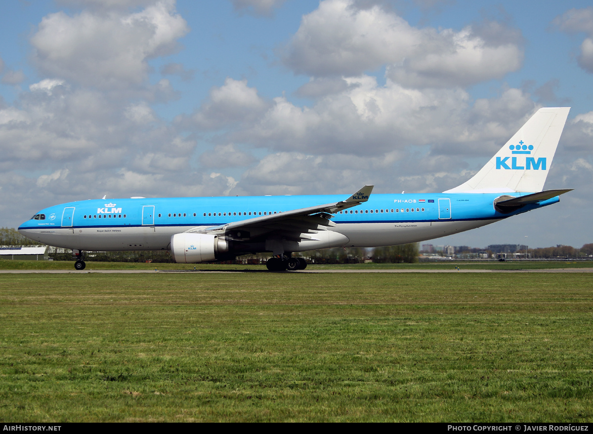 Aircraft Photo of PH-AOB | Airbus A330-203 | KLM - Royal Dutch Airlines | AirHistory.net #822687