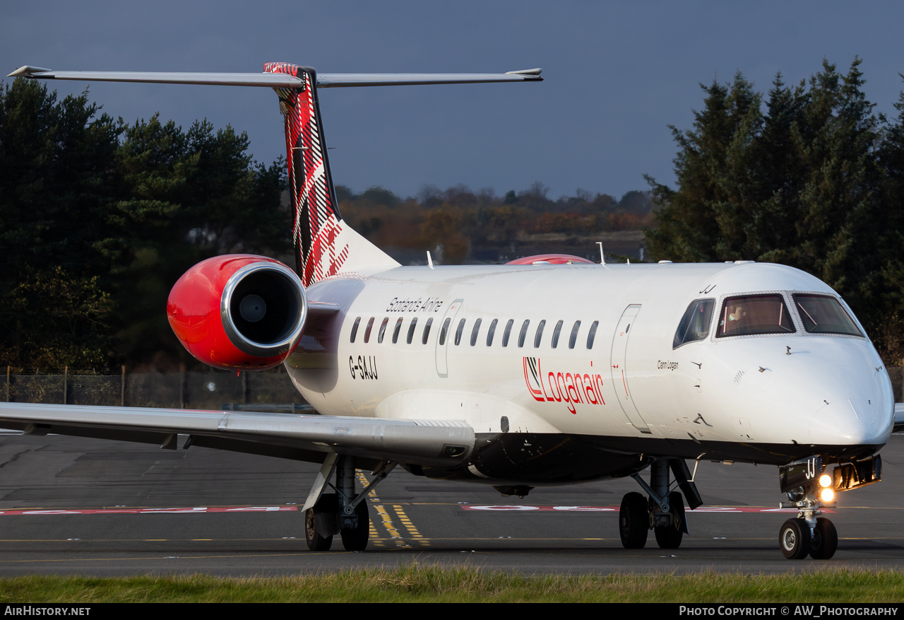 Aircraft Photo of G-SAJJ | Embraer ERJ-145EP (EMB-145EP) | Loganair | AirHistory.net #822695