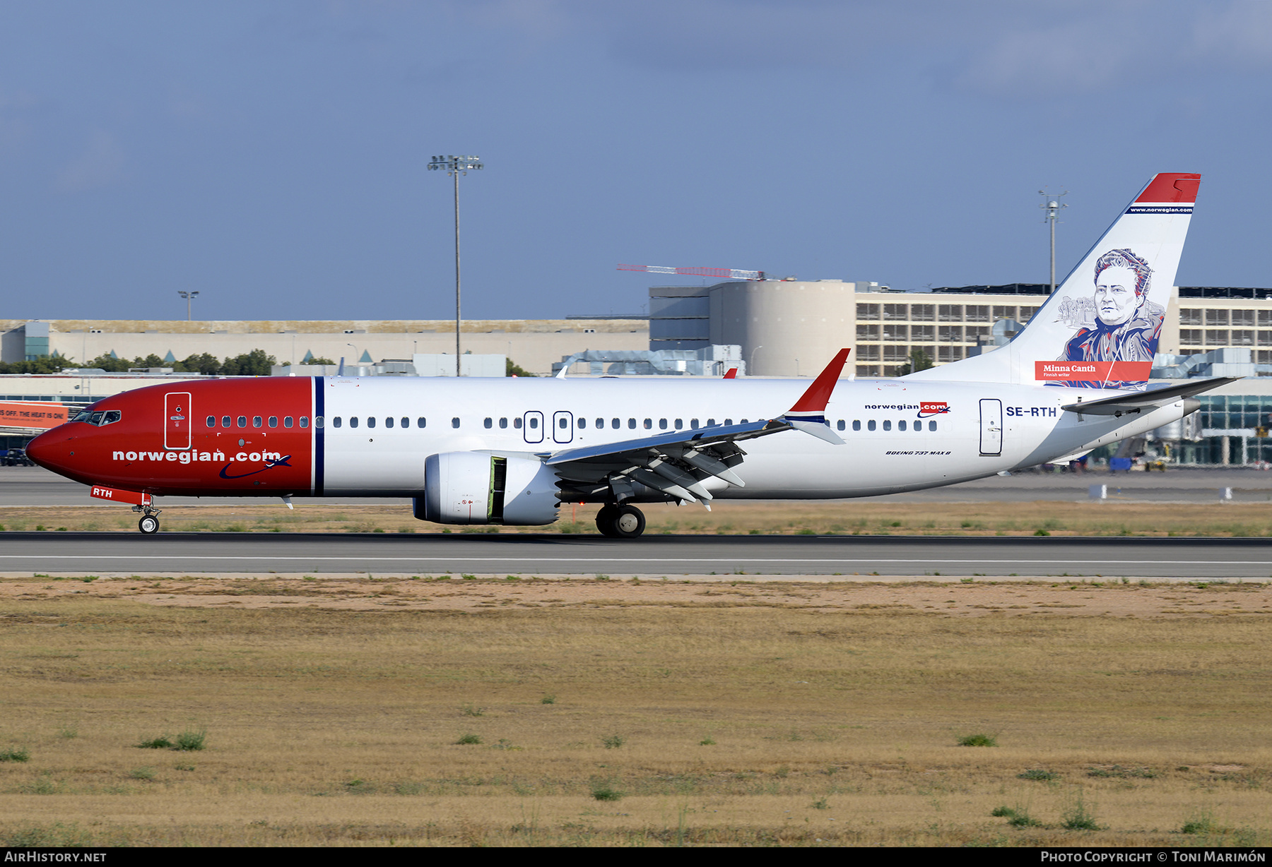 Aircraft Photo of SE-RTH | Boeing 737-8 Max 8 | Norwegian | AirHistory.net #822722