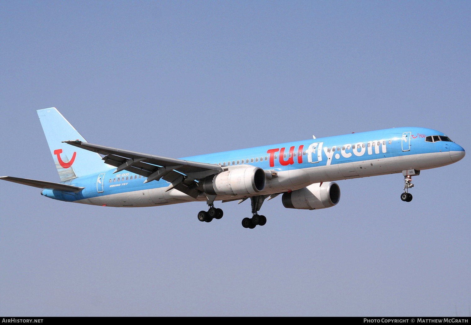 Aircraft Photo of SE-DUO | Boeing 757-236 | TUIfly Nordic | AirHistory.net #822748