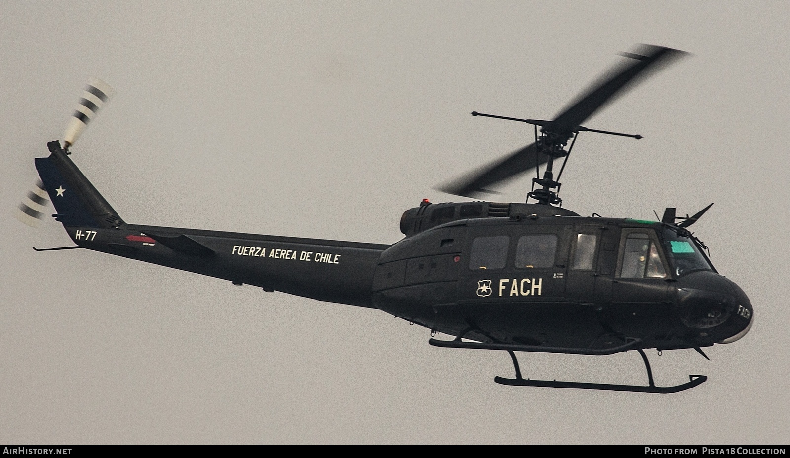 Aircraft Photo of H-77 | Bell UH-1D Iroquois | Chile - Air Force | AirHistory.net #822789
