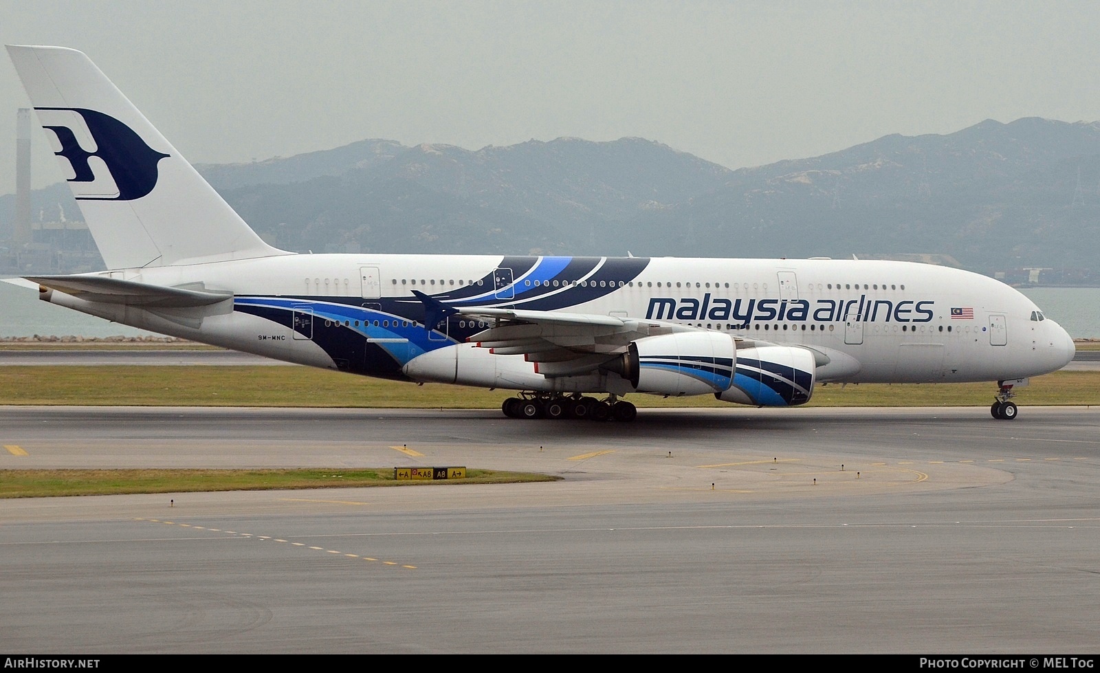 Aircraft Photo of 9M-MNC | Airbus A380-841 | Malaysia Airlines | AirHistory.net #822804