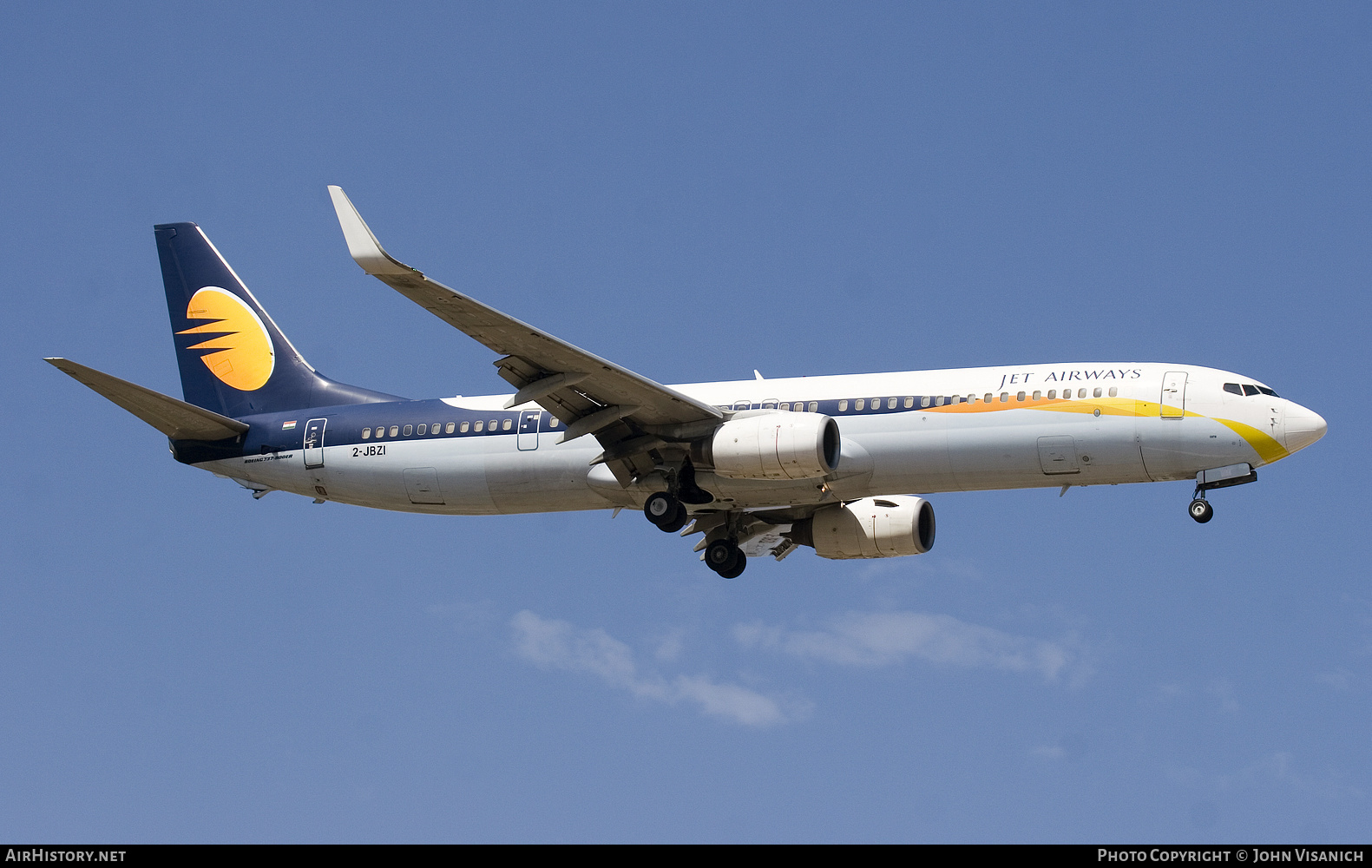 Aircraft Photo of 2-JBZI | Boeing 737-96N/ER | Jet Airways | AirHistory.net #822812