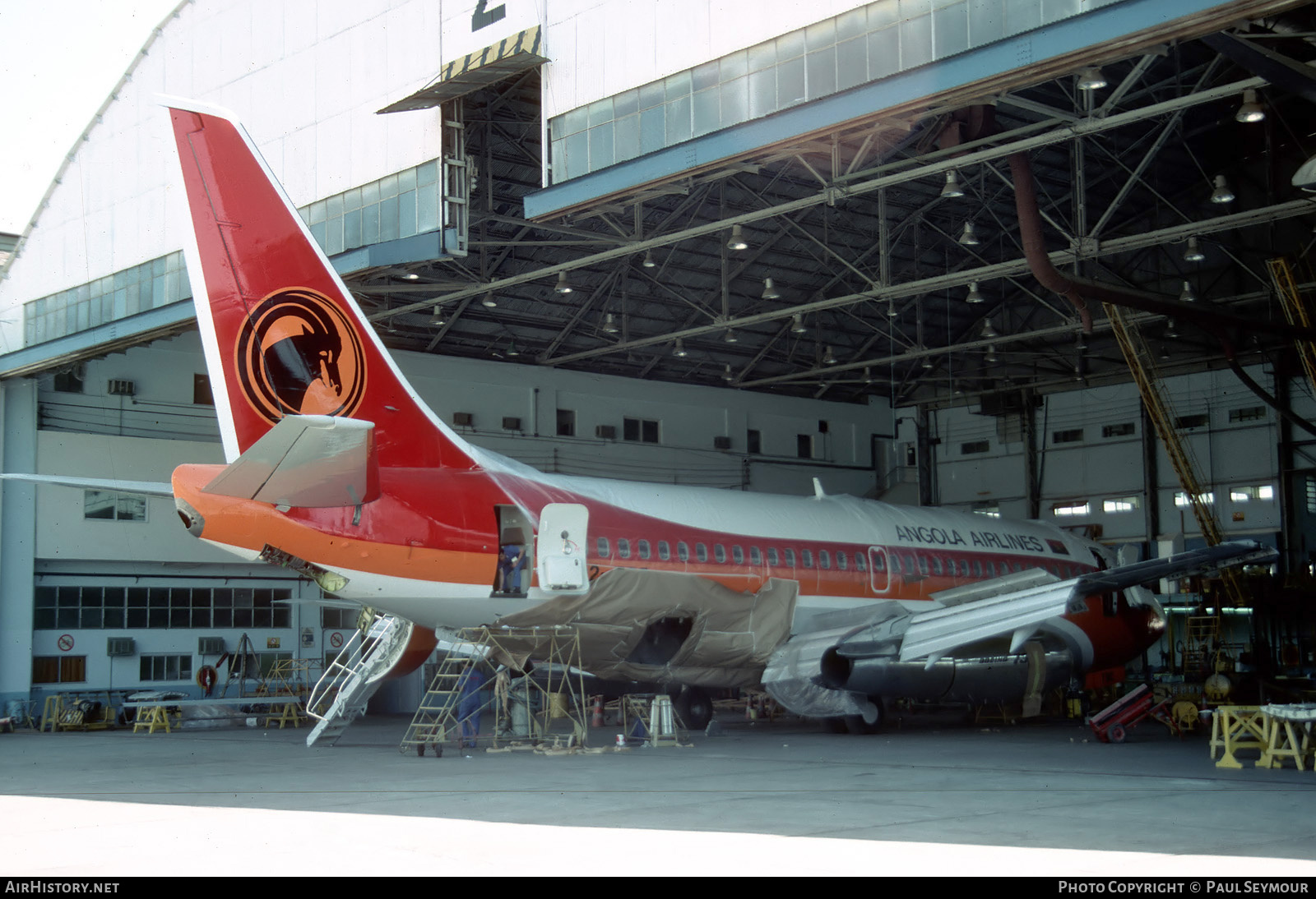 Aircraft Photo of D2-TBC | Boeing 737-2M2C/Adv | TAAG Angola Airlines - Linhas Aéreas de Angola | AirHistory.net #822845