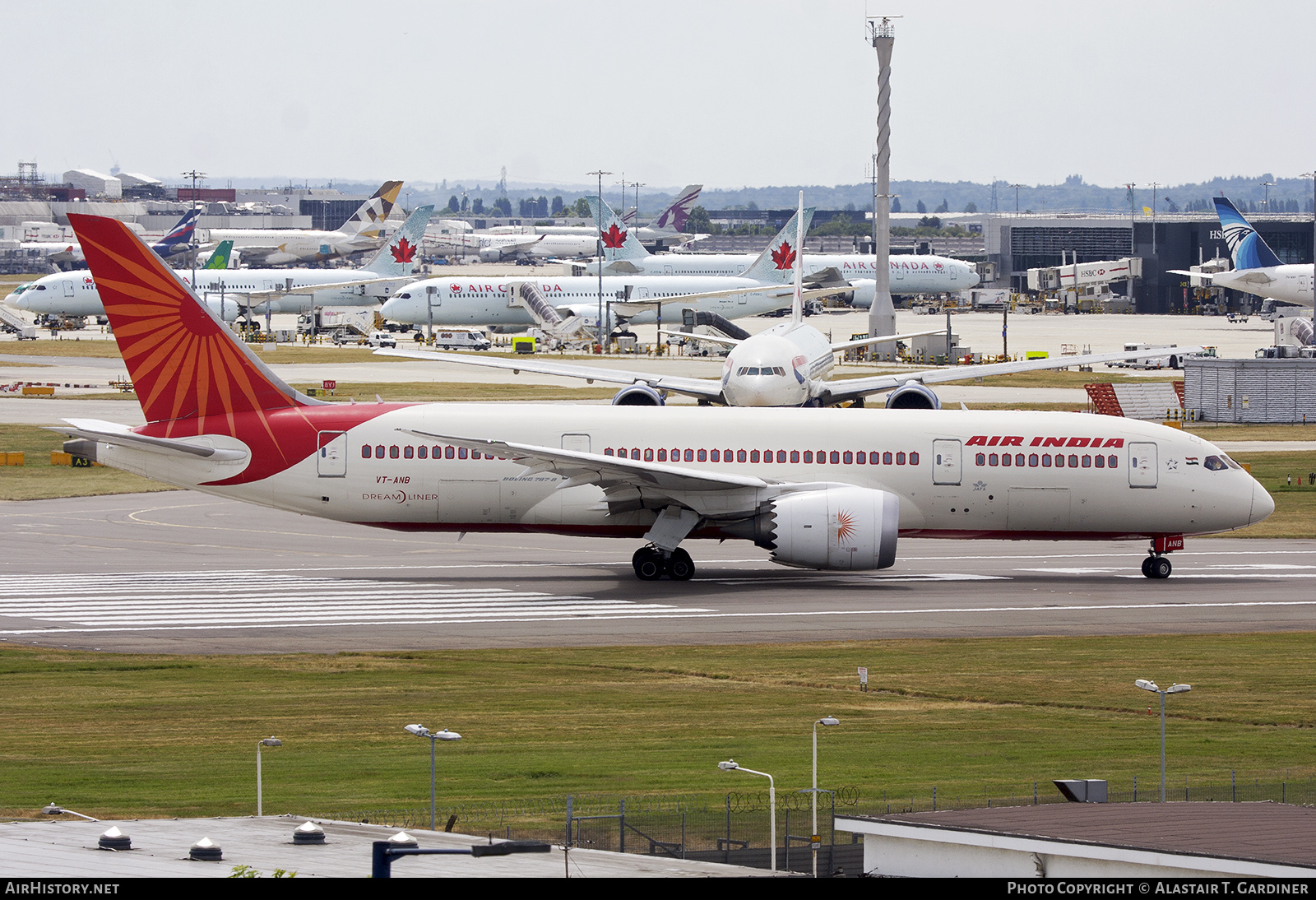 Aircraft Photo of VT-ANB | Boeing 787-8 Dreamliner | Air India | AirHistory.net #822883