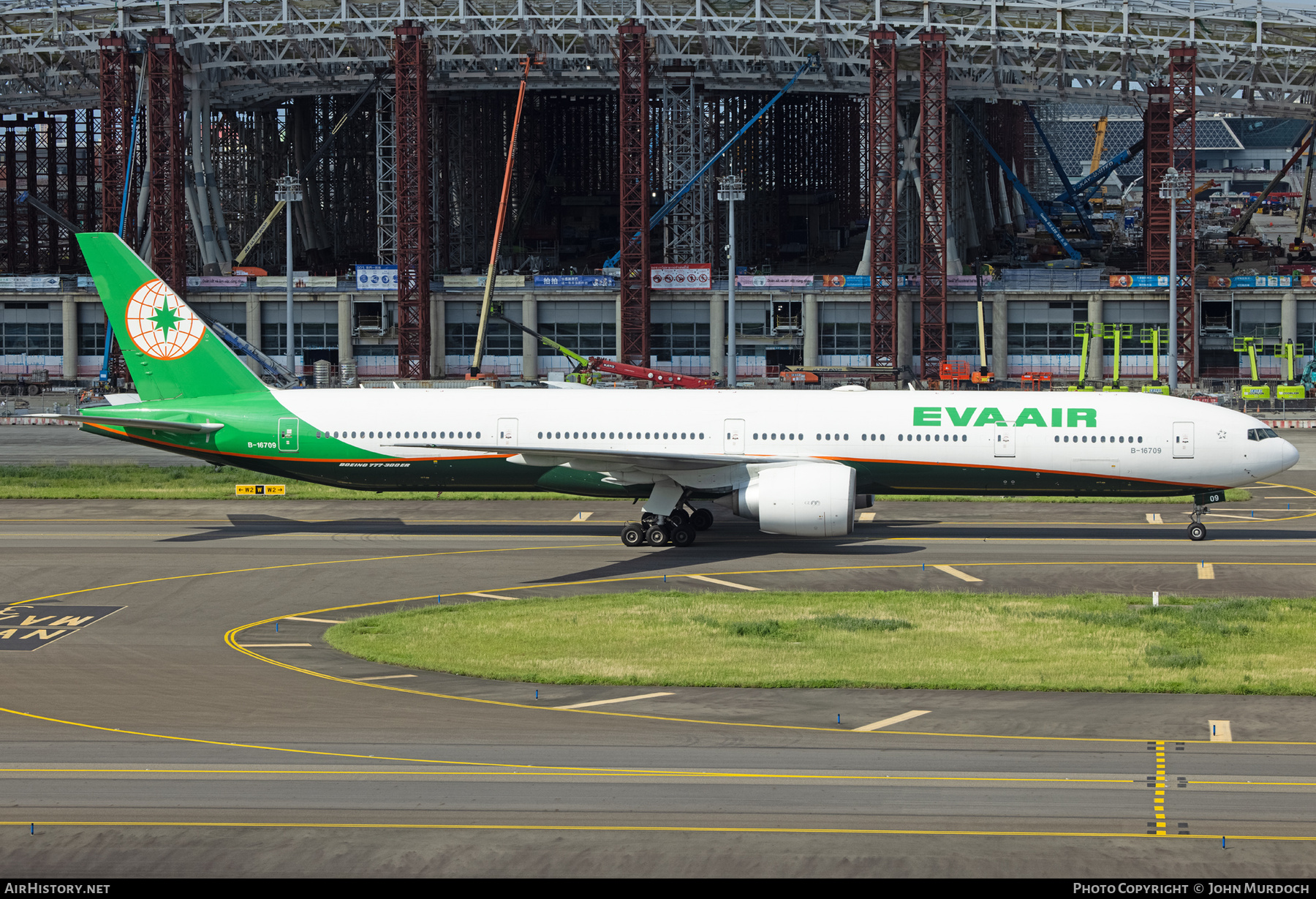 Aircraft Photo of B-16709 | Boeing 777-35E/ER | EVA Air | AirHistory.net #822917