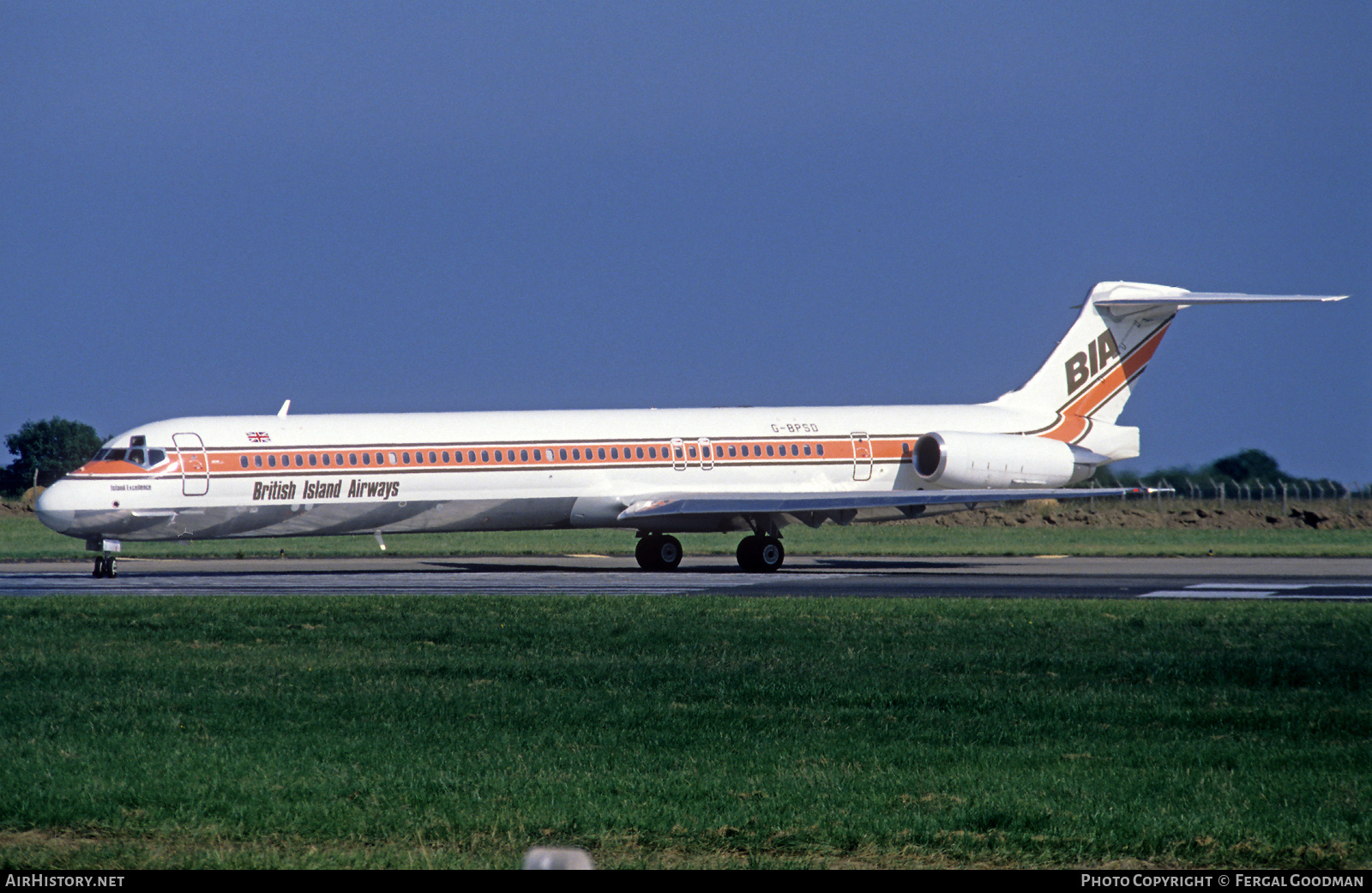 Aircraft Photo of G-BPSD | McDonnell Douglas MD-83 (DC-9-83) | British Island Airways - BIA | AirHistory.net #822928