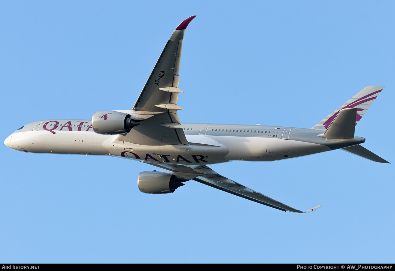 Aircraft Photo of A7-ALA | Airbus A350-941 | Qatar Airways | AirHistory.net #822936