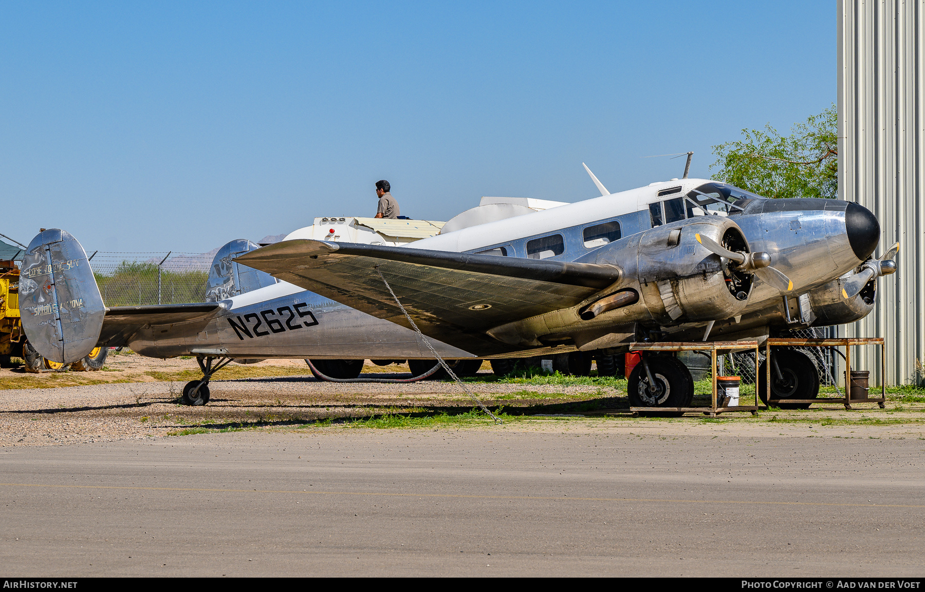 Aircraft Photo of N2625 | Beech C-45H Expeditor | Skydive Arizona | AirHistory.net #822957
