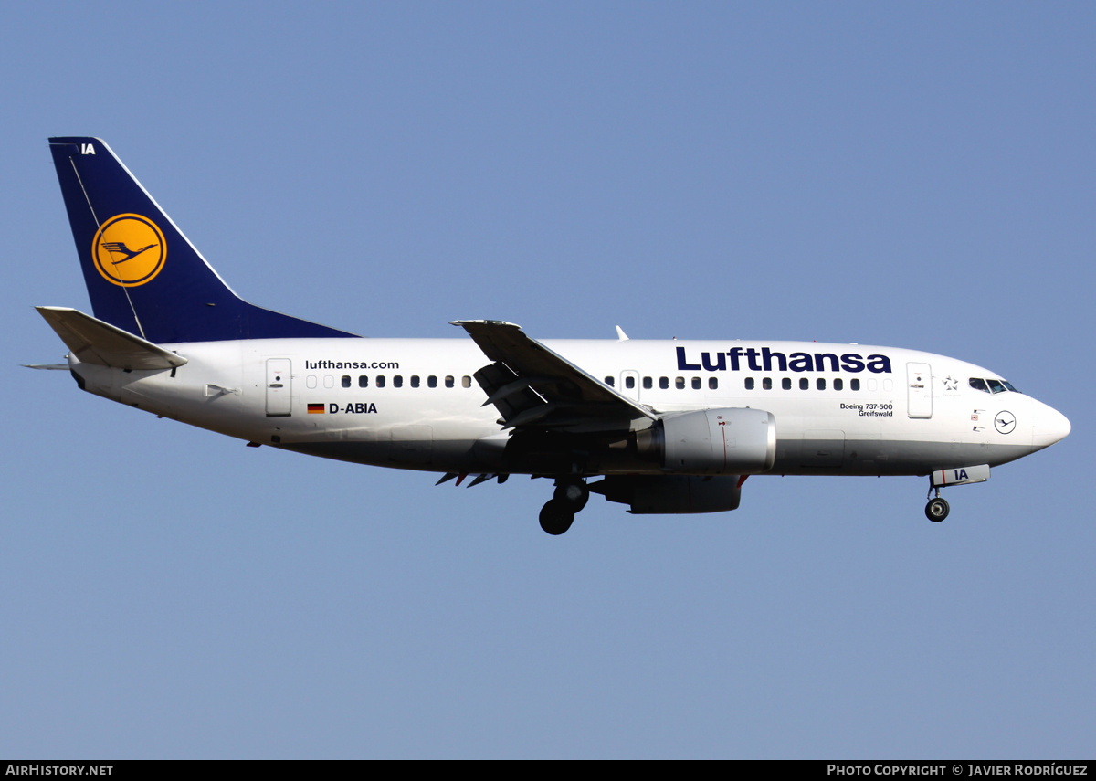 Aircraft Photo of D-ABIA | Boeing 737-530 | Lufthansa | AirHistory.net #822959