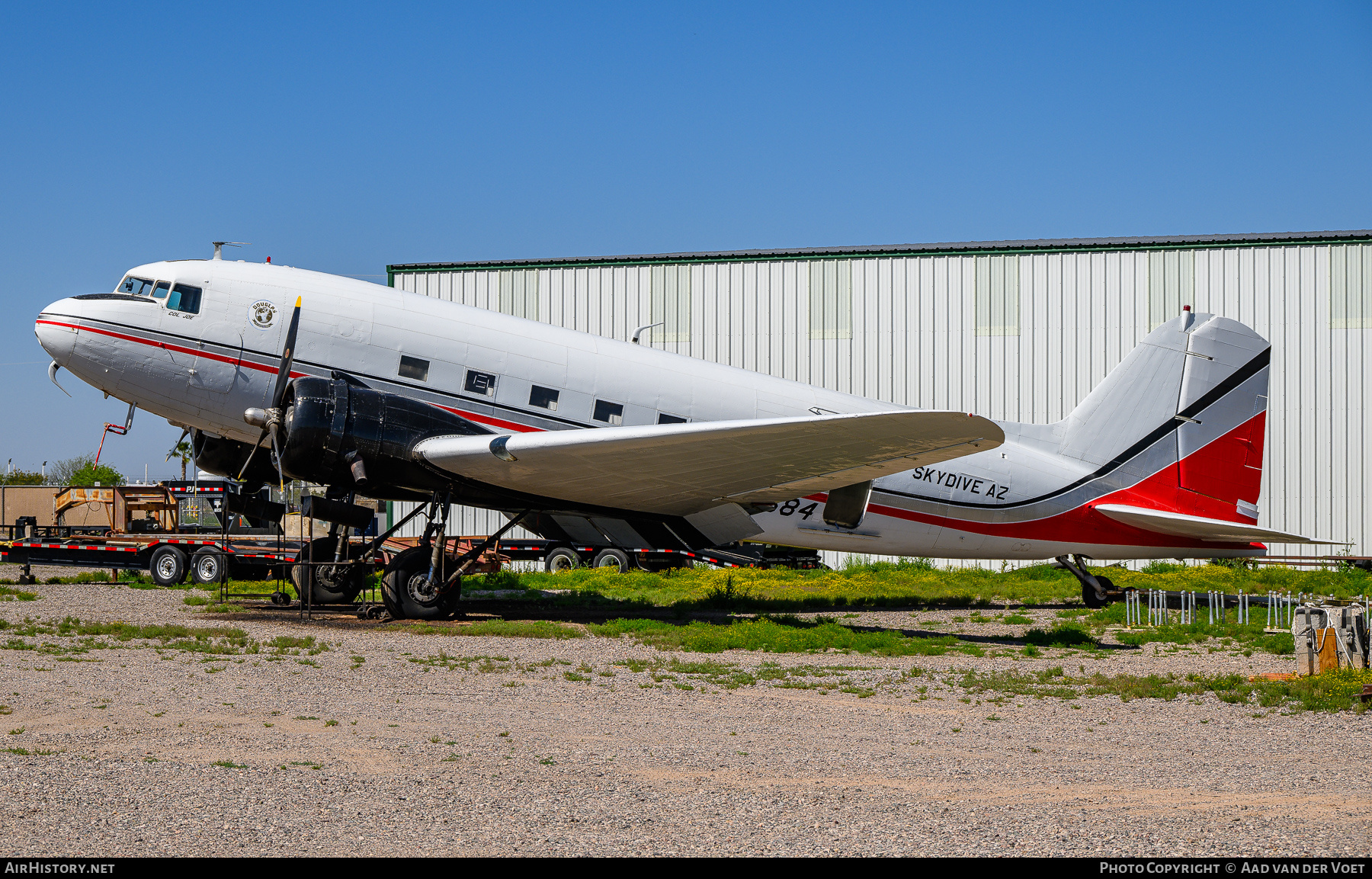 Aircraft Photo of N86584 | Douglas DC-3-G202A | Skydive Arizona | AirHistory.net #822966