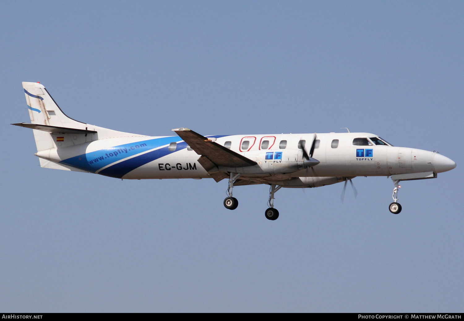 Aircraft Photo of EC-GJM | Fairchild SA-227BC Metro III | Top Fly | AirHistory.net #822969